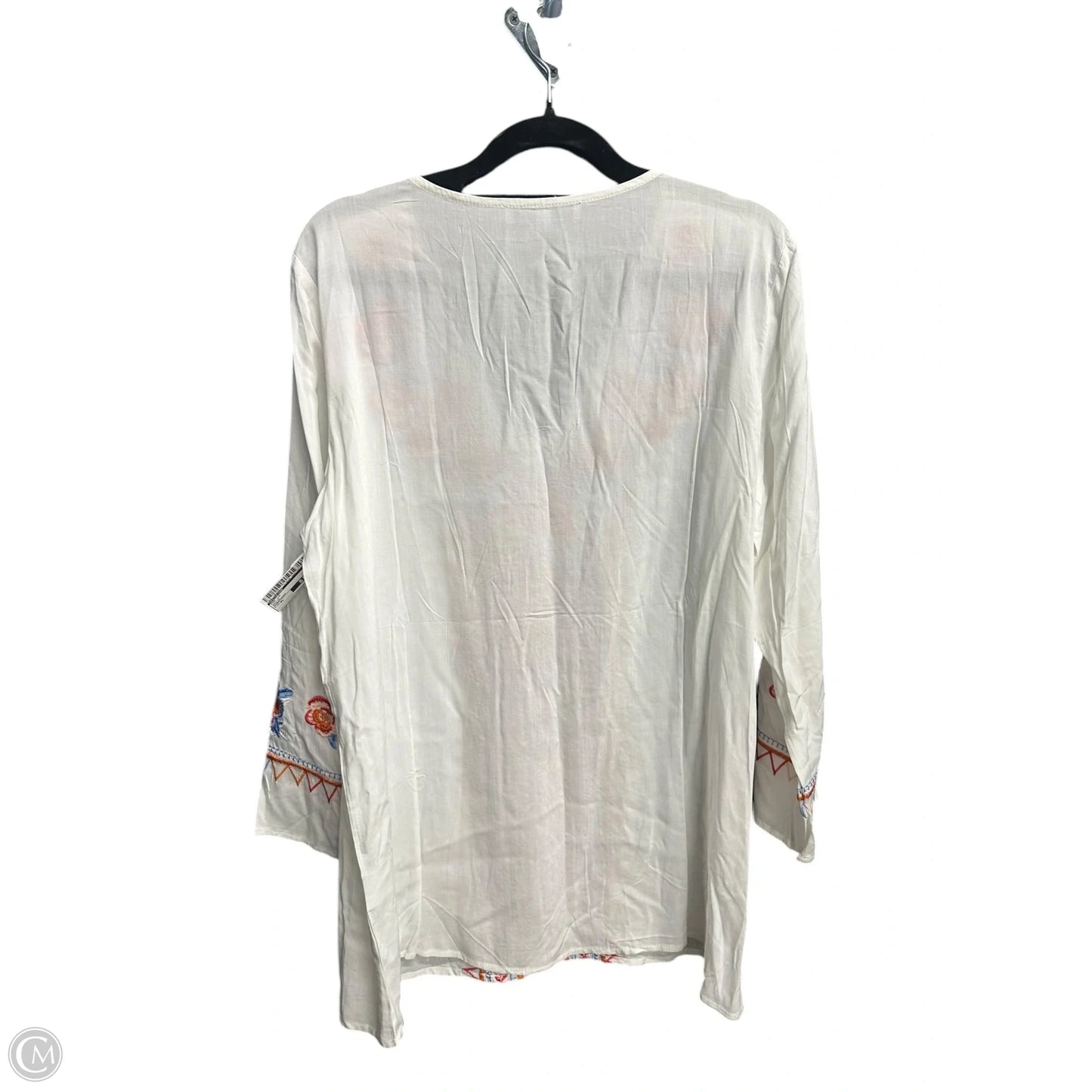 Top Long Sleeve By Misslook In White, Size: Xl