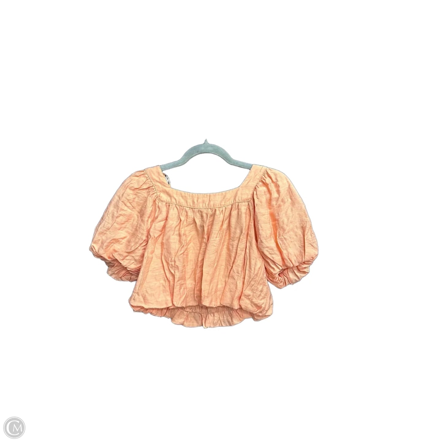 Top Short Sleeve By Mustard Seed In Orange, Size: S