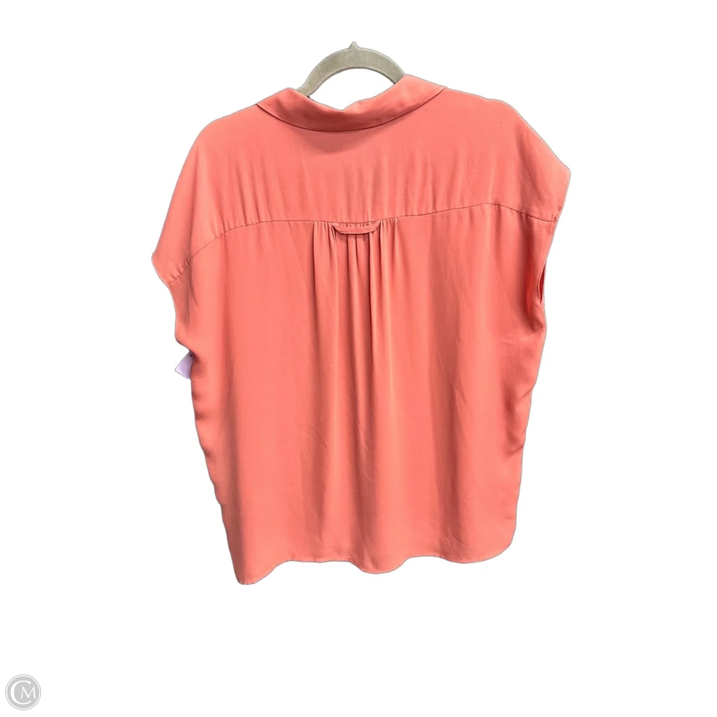 Top Sleeveless By Loft In Orange, Size: M
