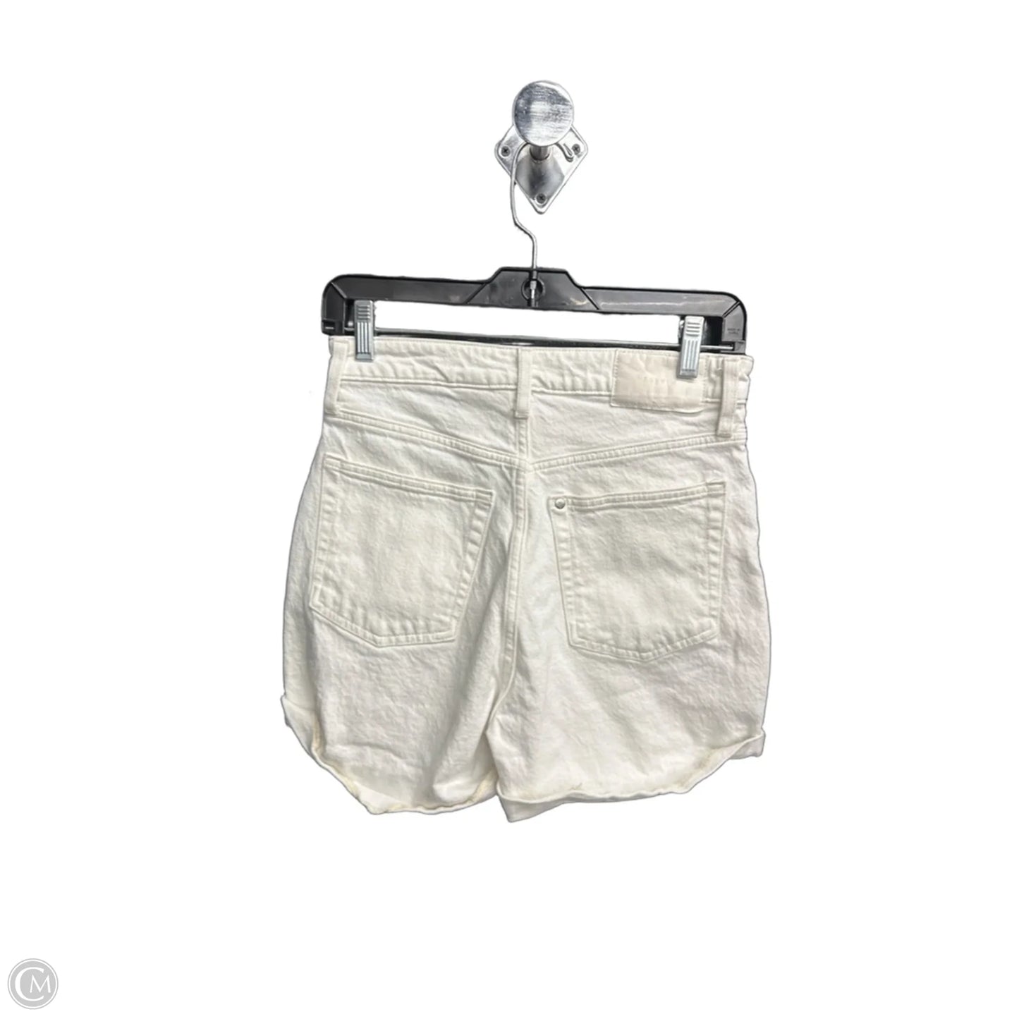 Shorts By H&m In White Denim, Size: 4
