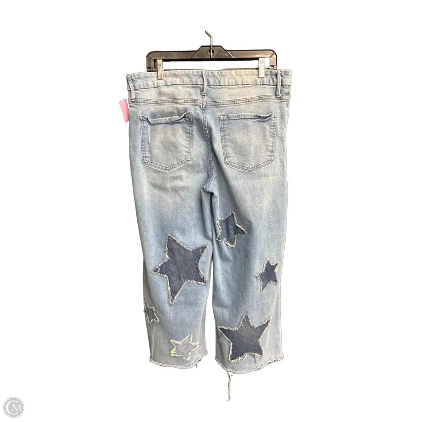 Jeans Wide Leg By Time And Tru In Blue, Size: 14
