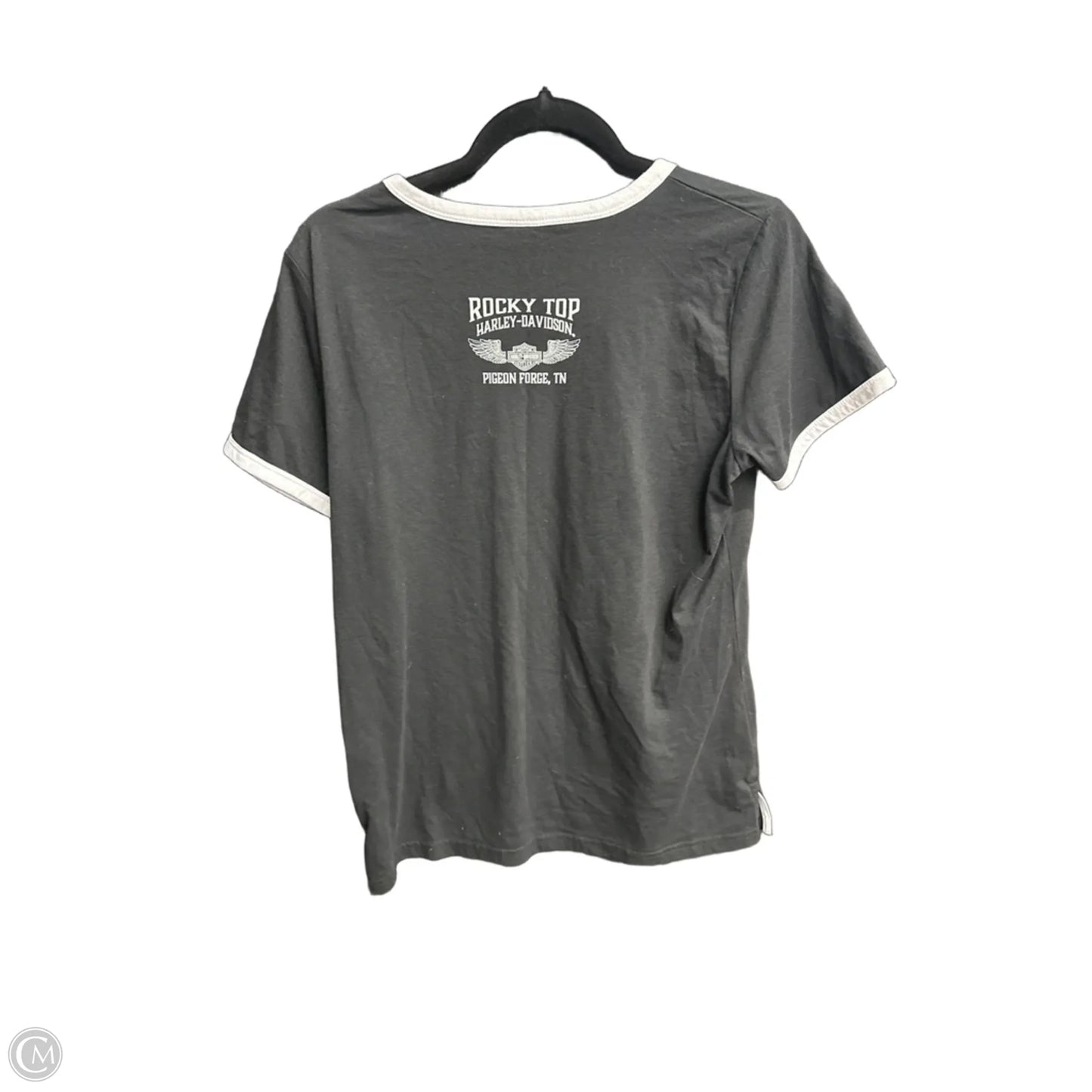 Top Short Sleeve By Harley Davidson In Black, Size: L