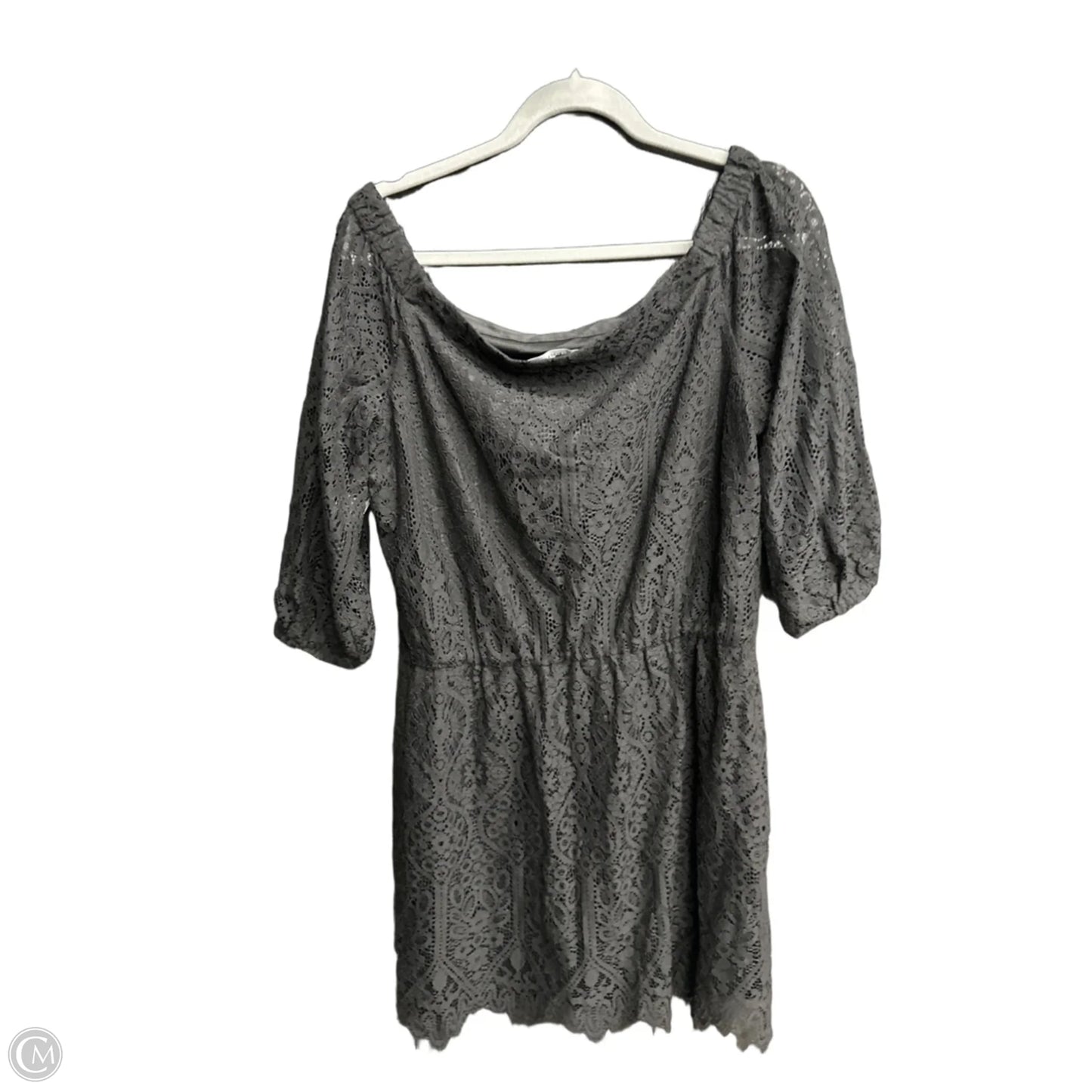 Dress Casual Midi By White House Black Market In Black, Size: L