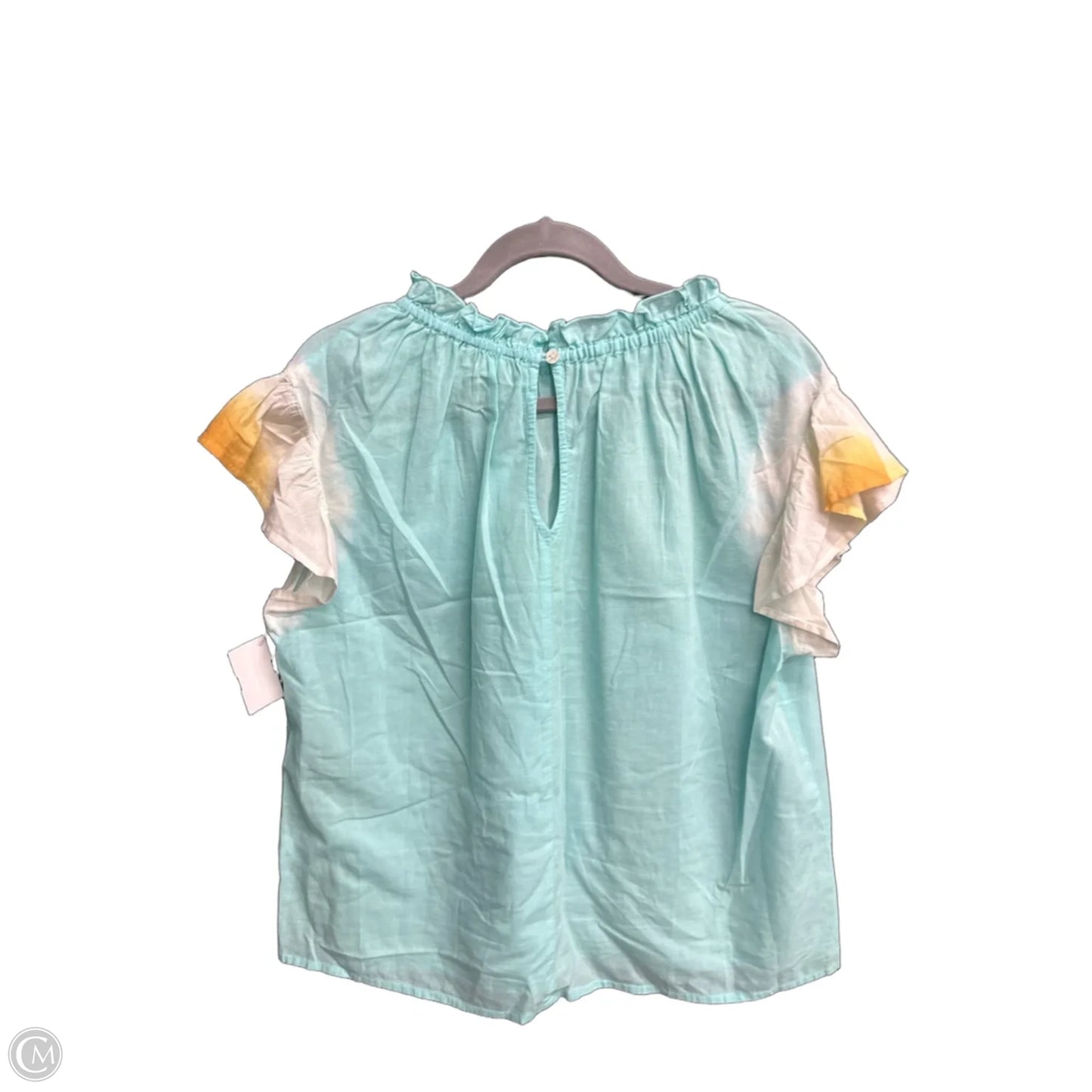 Top Short Sleeve By Clothes Mentor In Teal, Size: M