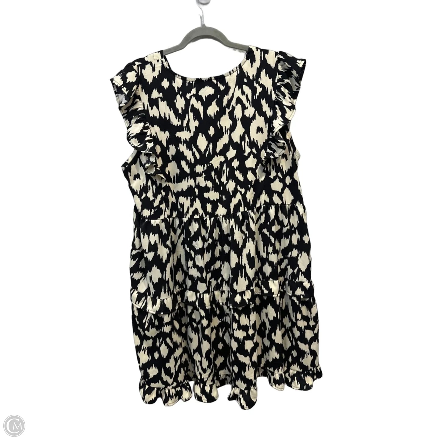 Dress Casual Midi By Umgee In Black & Cream, Size: Xl
