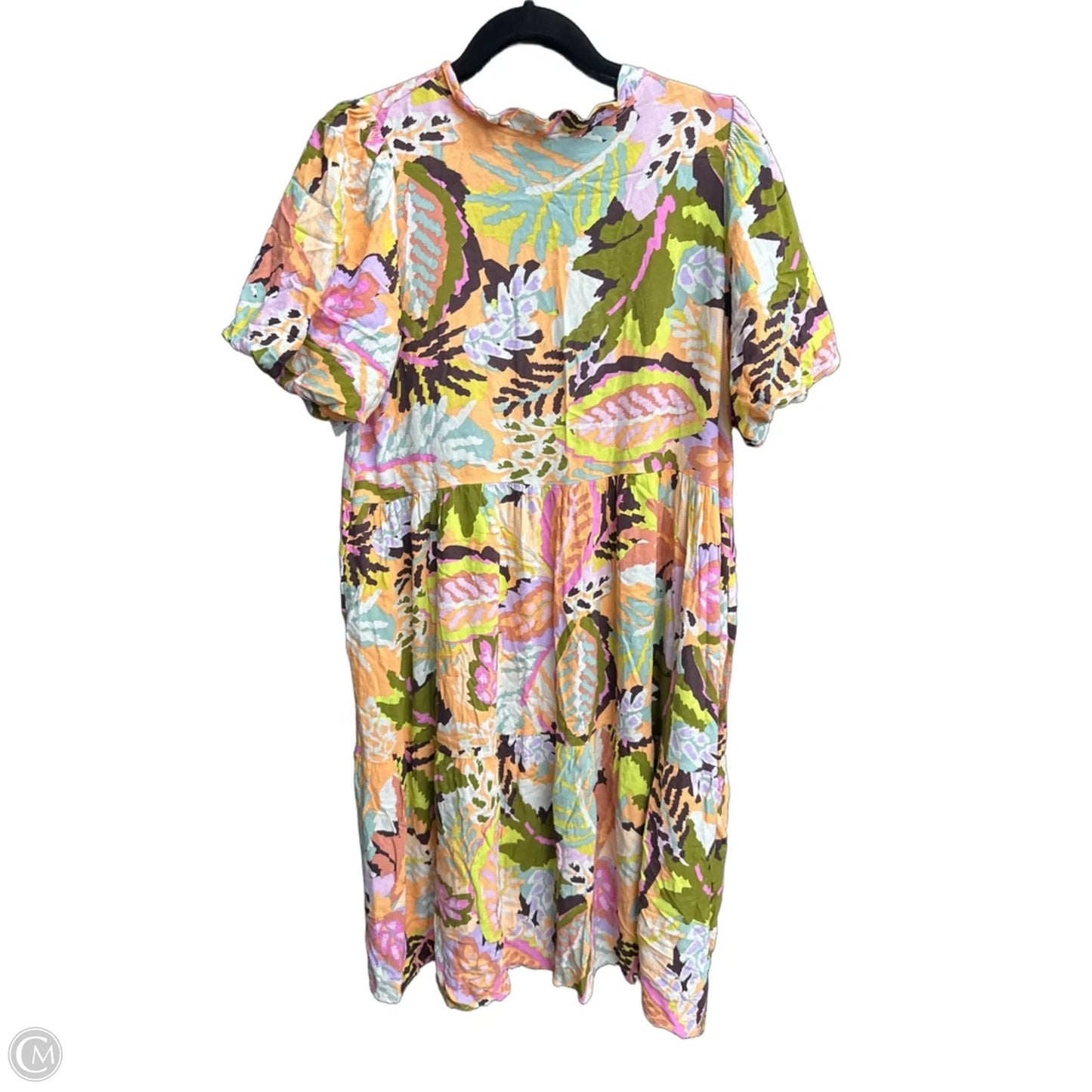 Dress Casual Maxi By Les Amis In Orange, Size: M