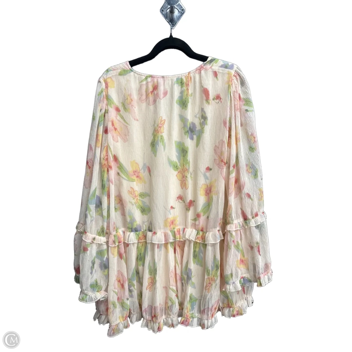 Dress Casual Midi By Strut & Bolt In Floral Print, Size: L