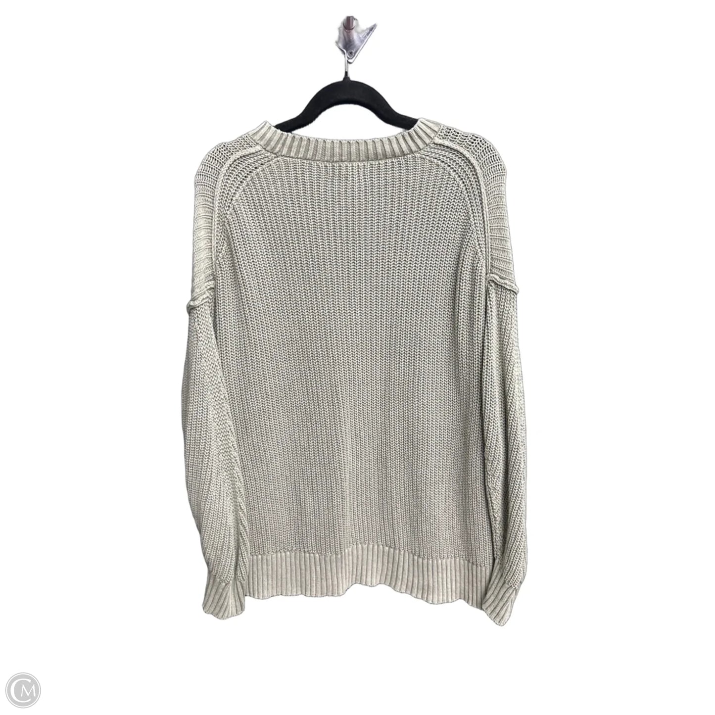 Sweater By American Eagle In Green, Size: Xs