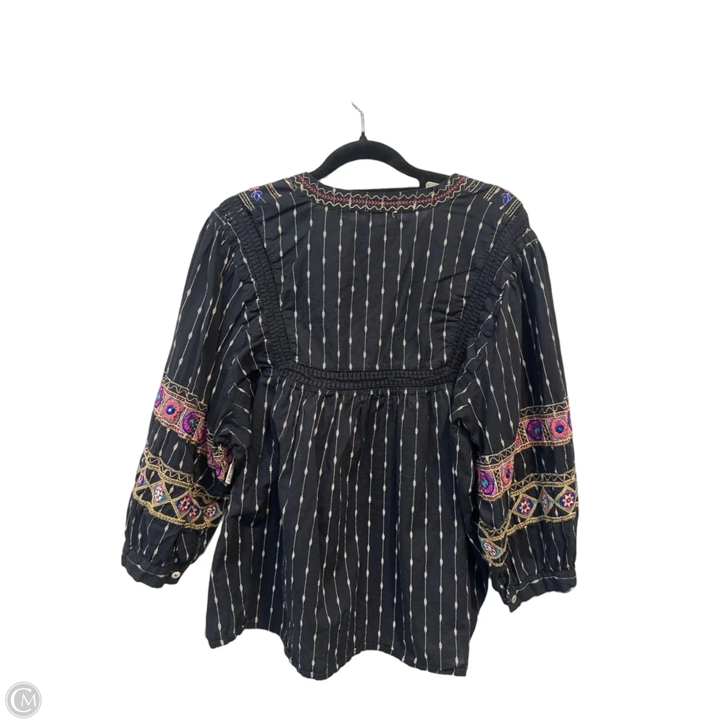 Top Short Sleeve By Clothes Mentor In Black, Size: Xl