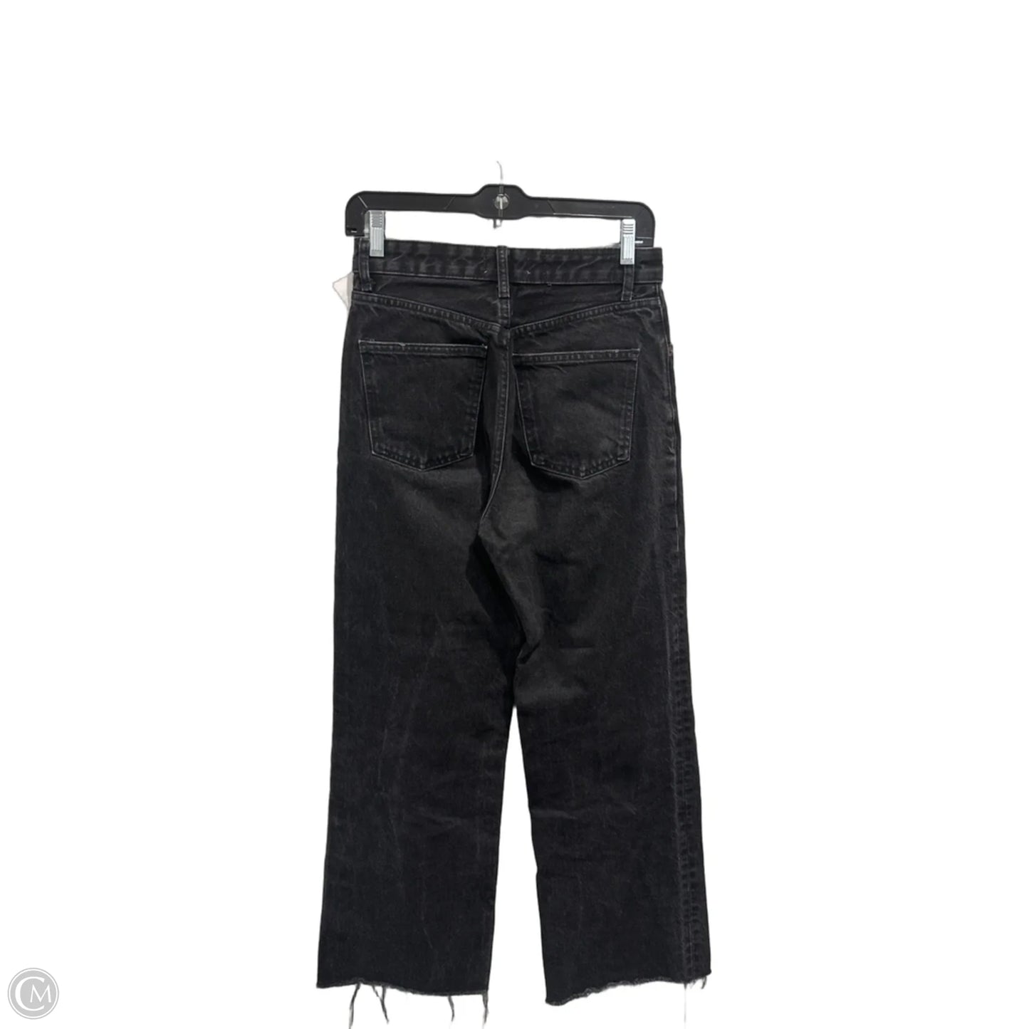 Jeans Wide Leg By Zara In Black, Size: 4