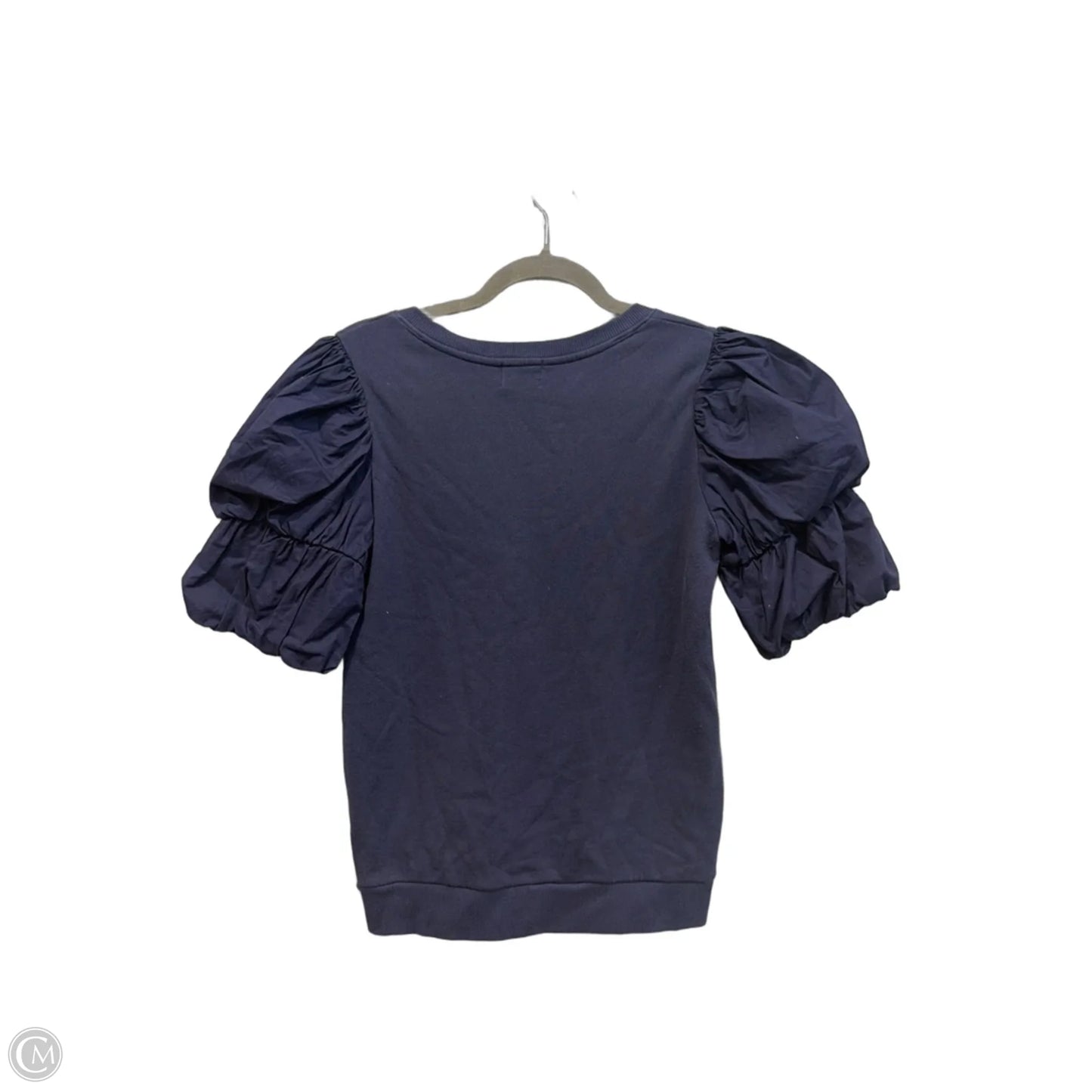 Top Short Sleeve By Nation In Navy, Size: S