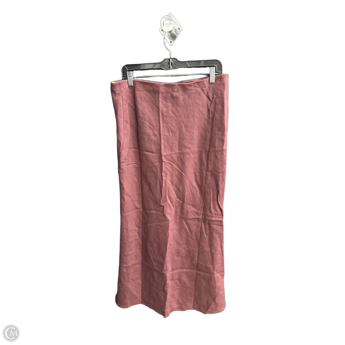 Skirt Maxi By Anthropologie In Maroon, Size: L
