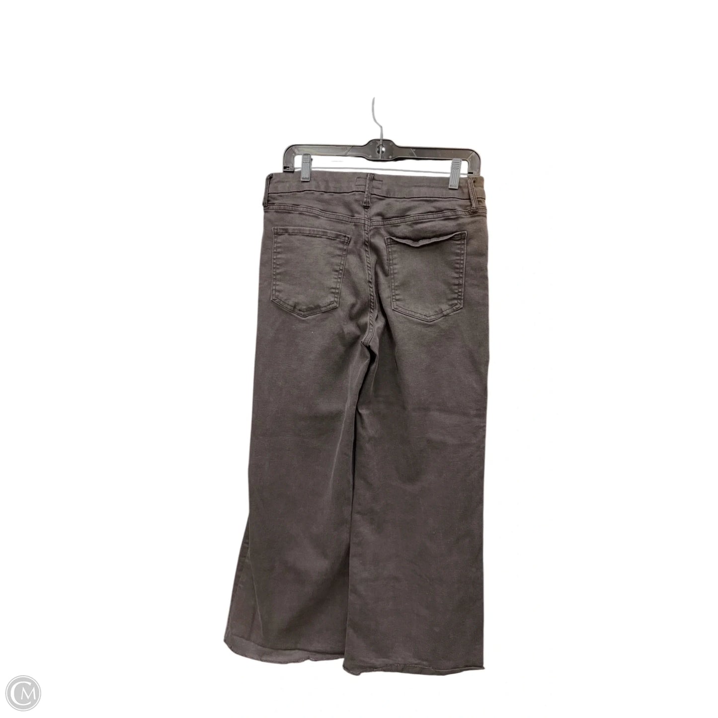 Jeans Straight By Kut In Black Denim, Size: 8