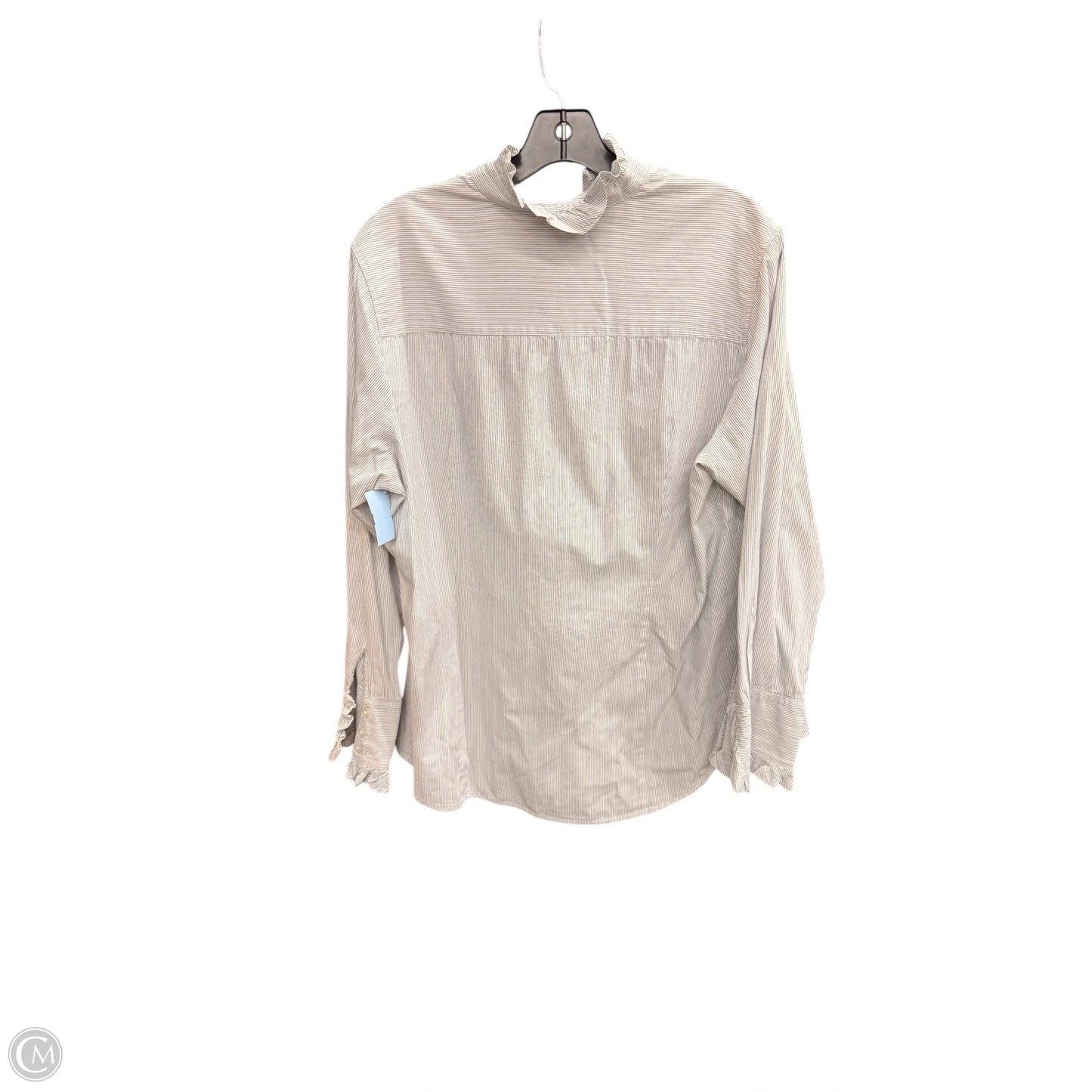 Top Long Sleeve By Bitten In Striped Pattern, Size: Xl