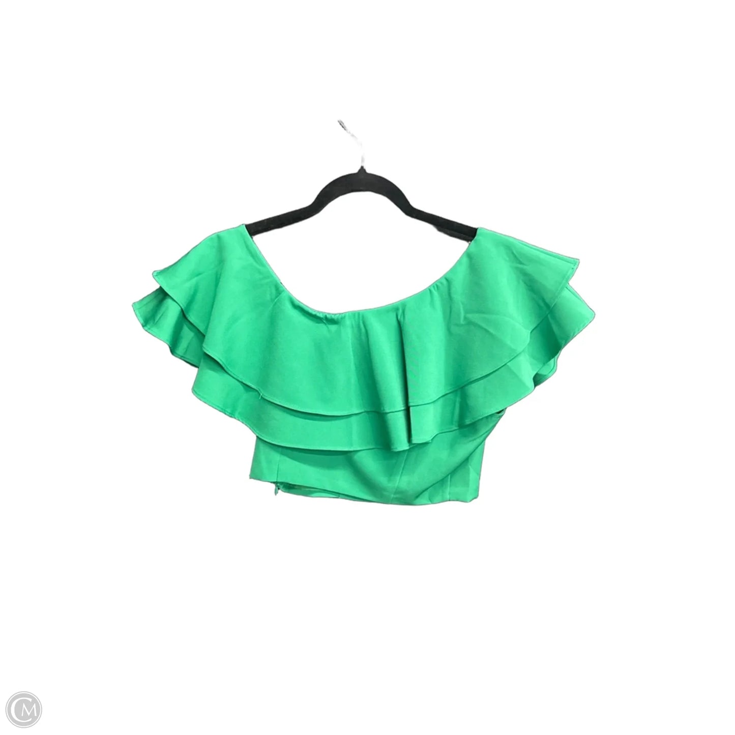 Top Short Sleeve By Endless Rose In Green, Size: S