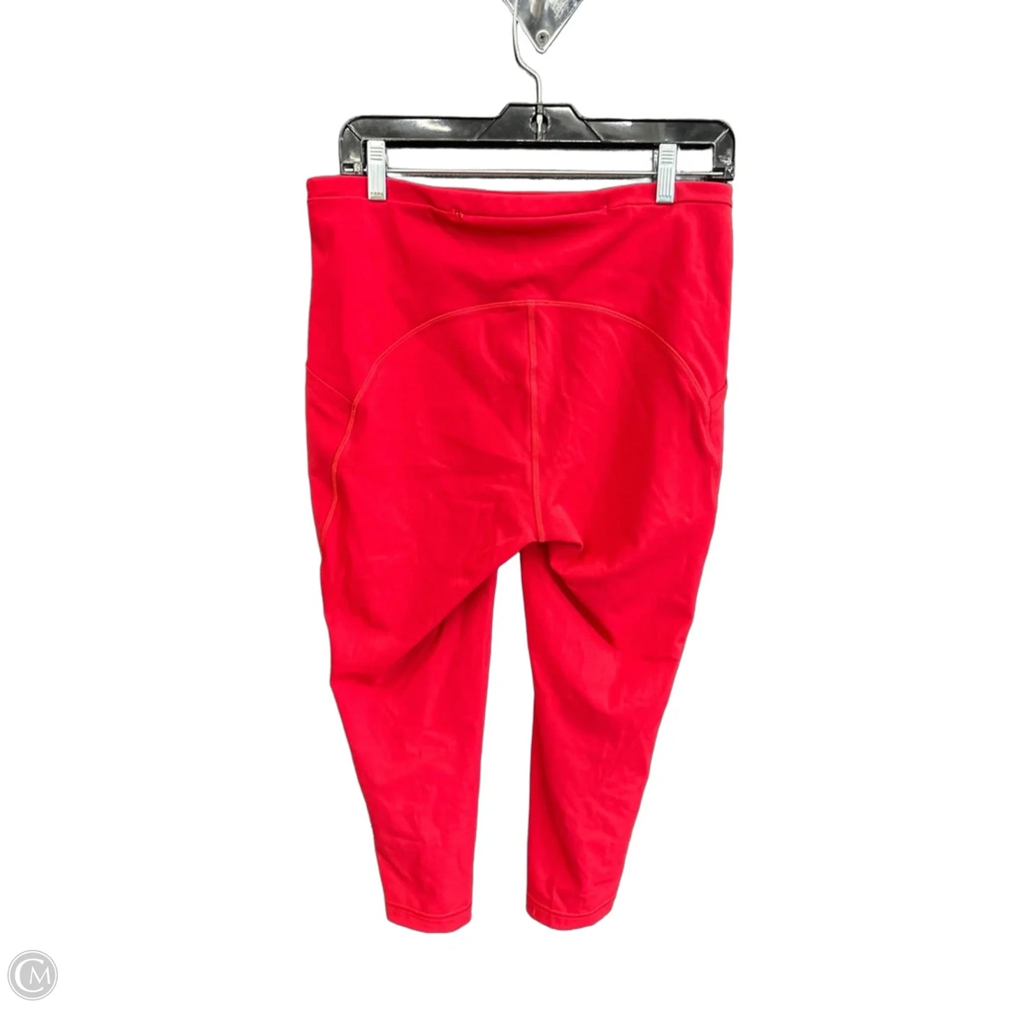 Athletic Leggings Capris By Lululemon In Red, Size: 10