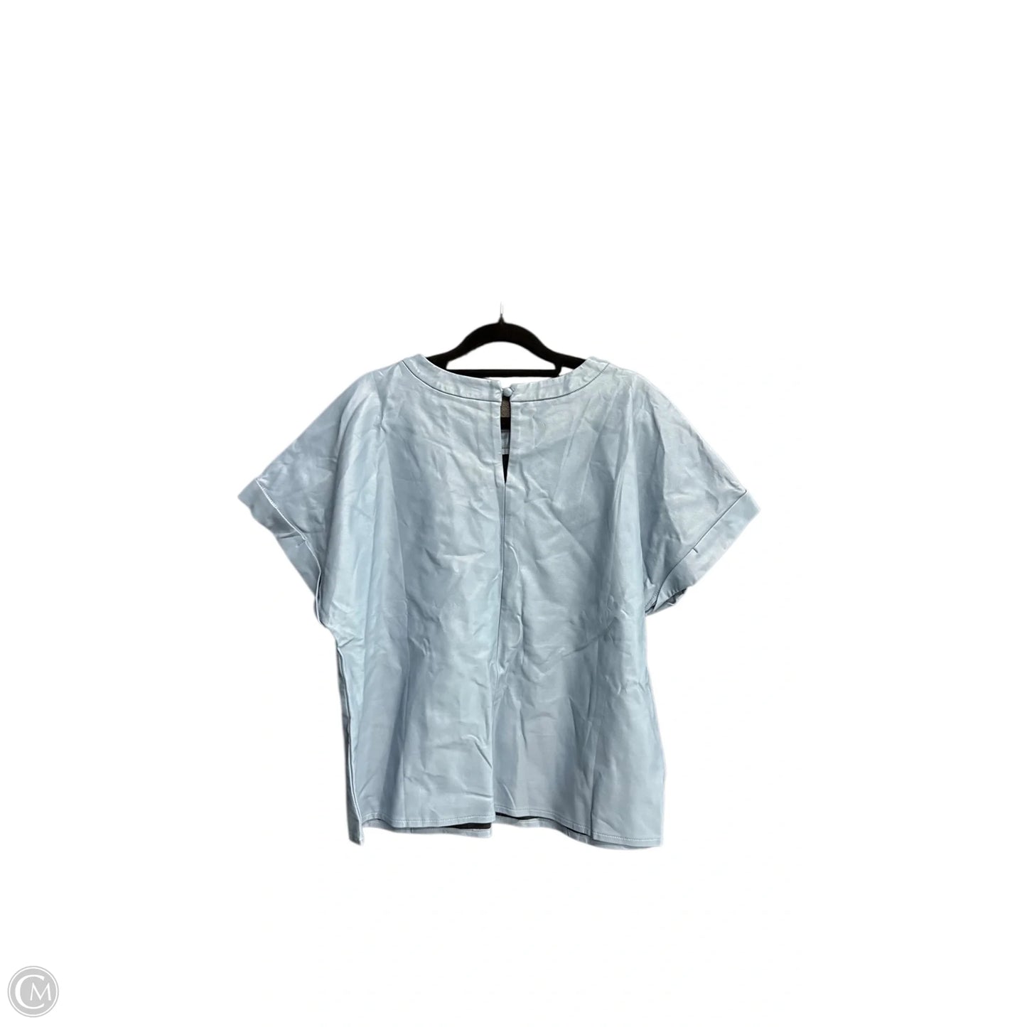 Top Short Sleeve By Gilli In Blue, Size: L