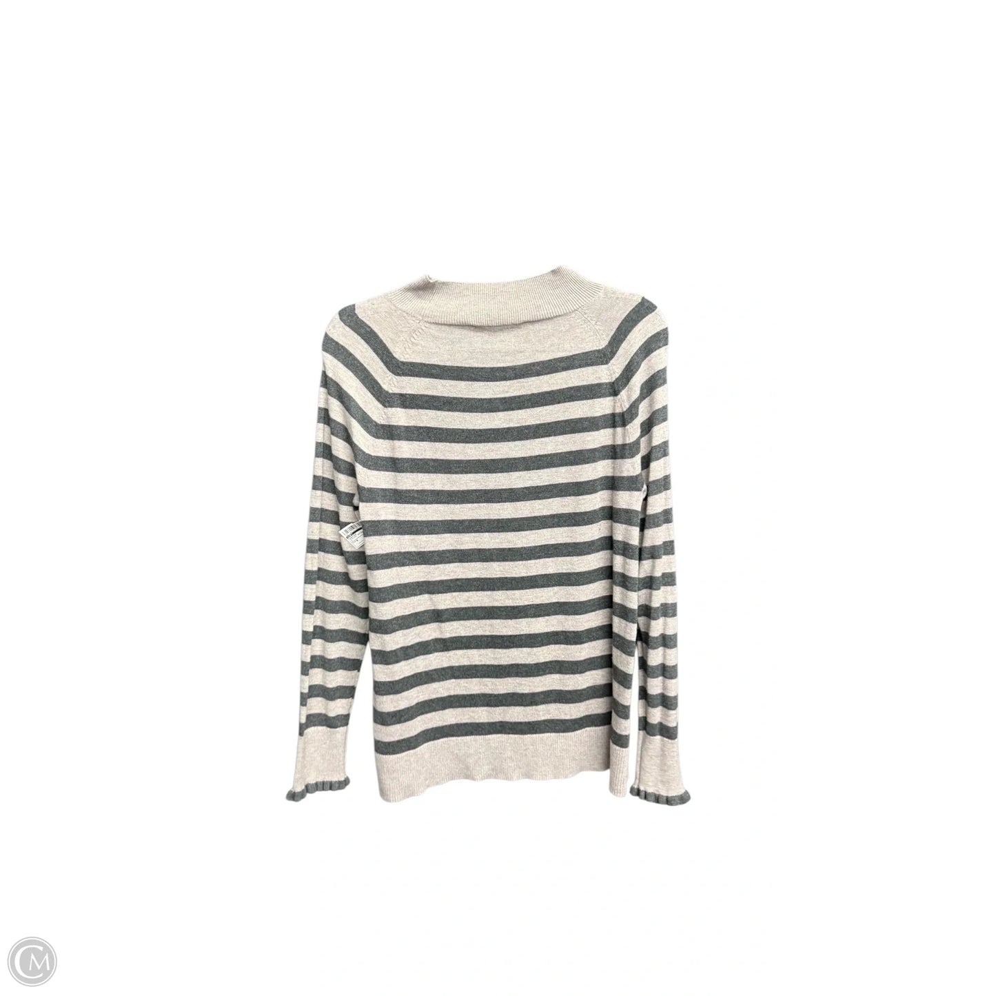Sweater By Loft In Striped Pattern, Size: M