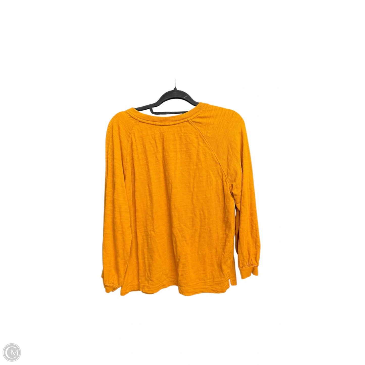 Top Long Sleeve By Loft In Yellow, Size: M