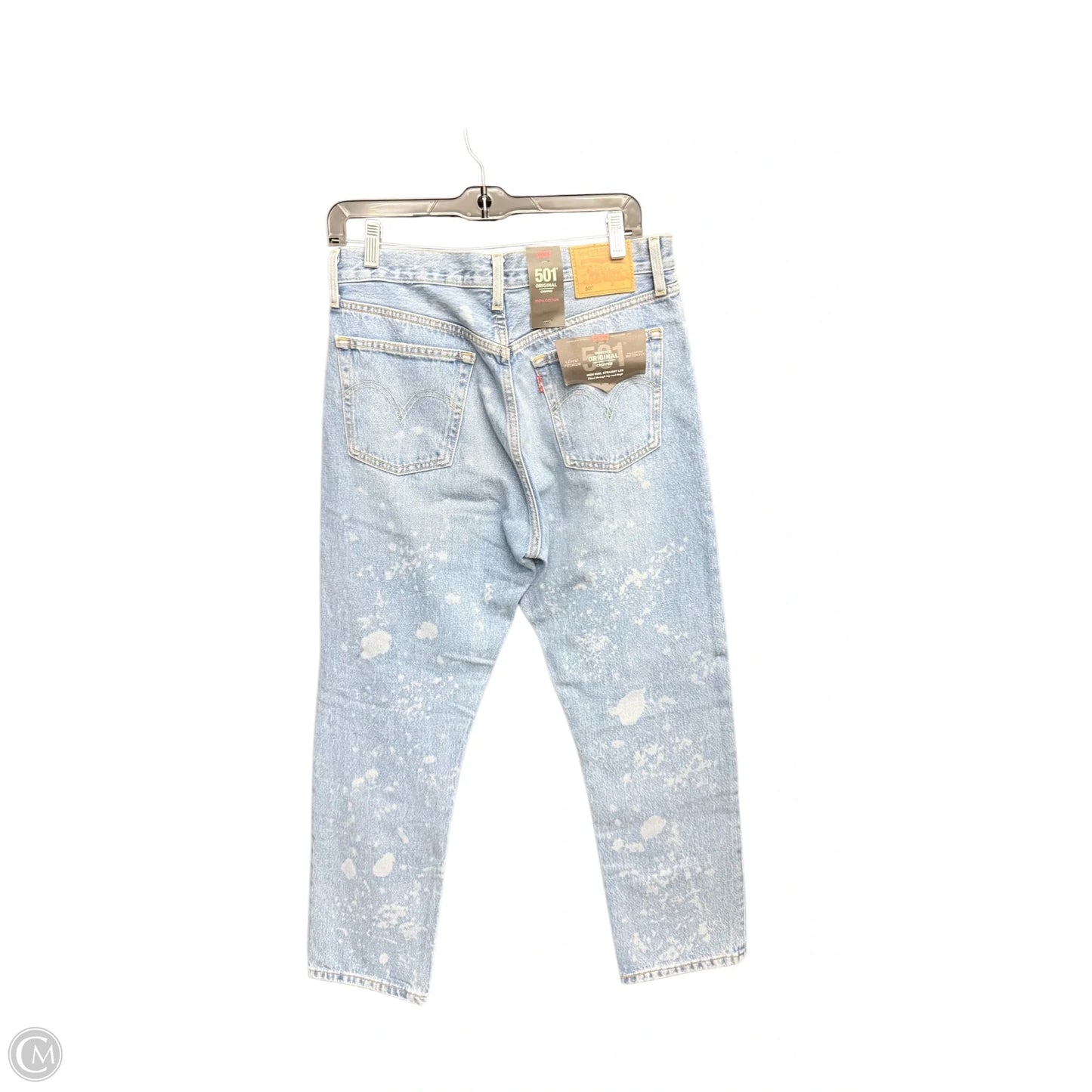 Jeans Straight By Levis In Blue Denim, Size: 6