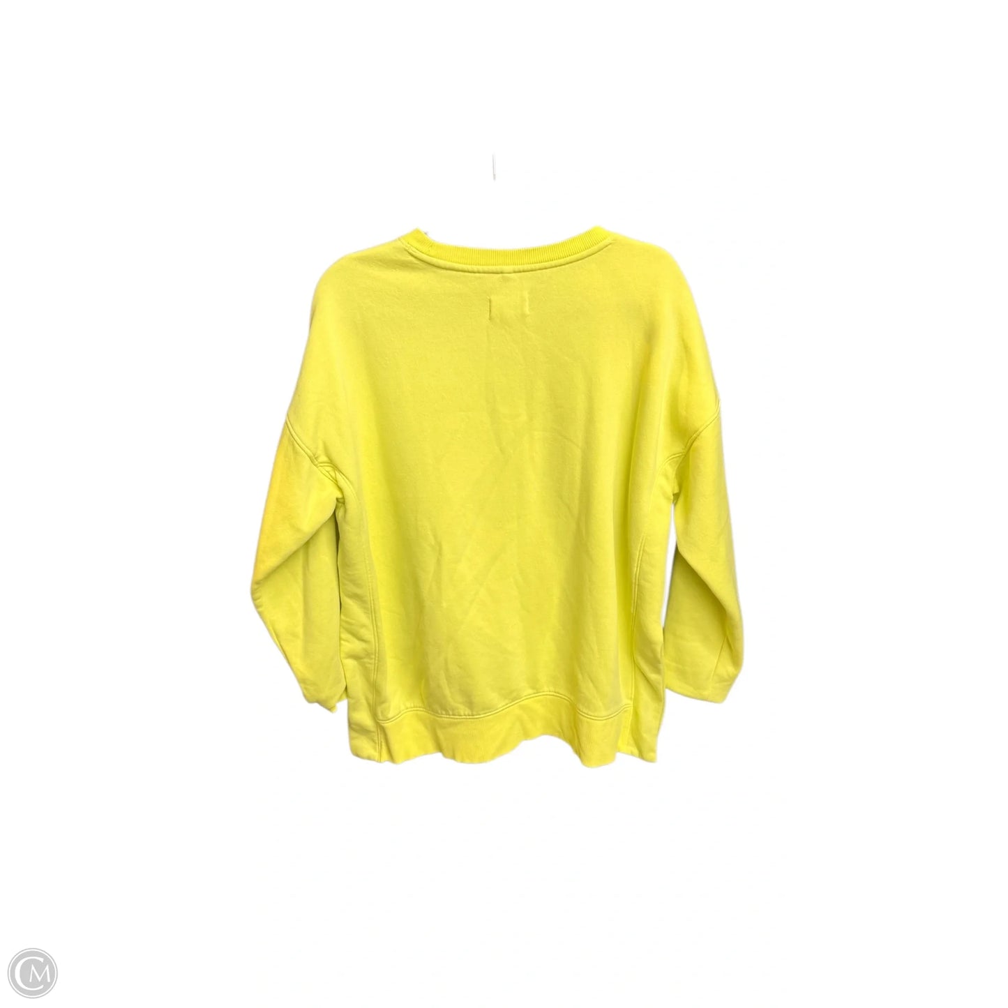 Sweatshirt Crewneck By Lou And Grey In Yellow, Size: S