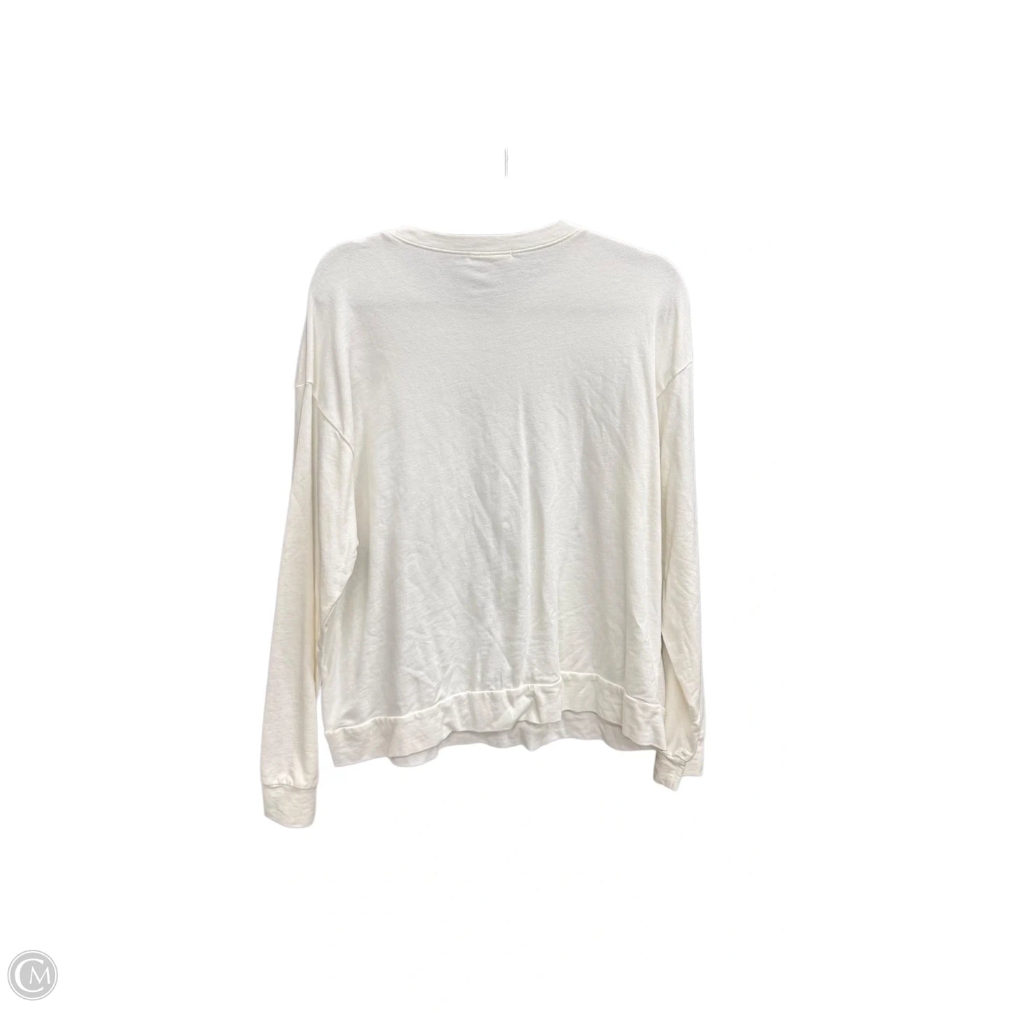 Top Long Sleeve By Tres Bien In White, Size: L