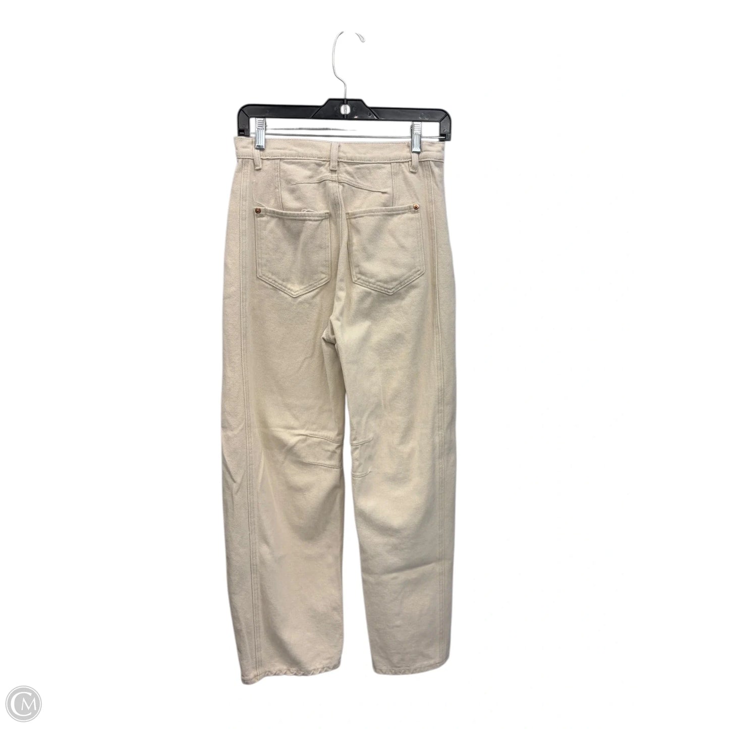 Jeans Wide Leg By Entro In Cream, Size: S