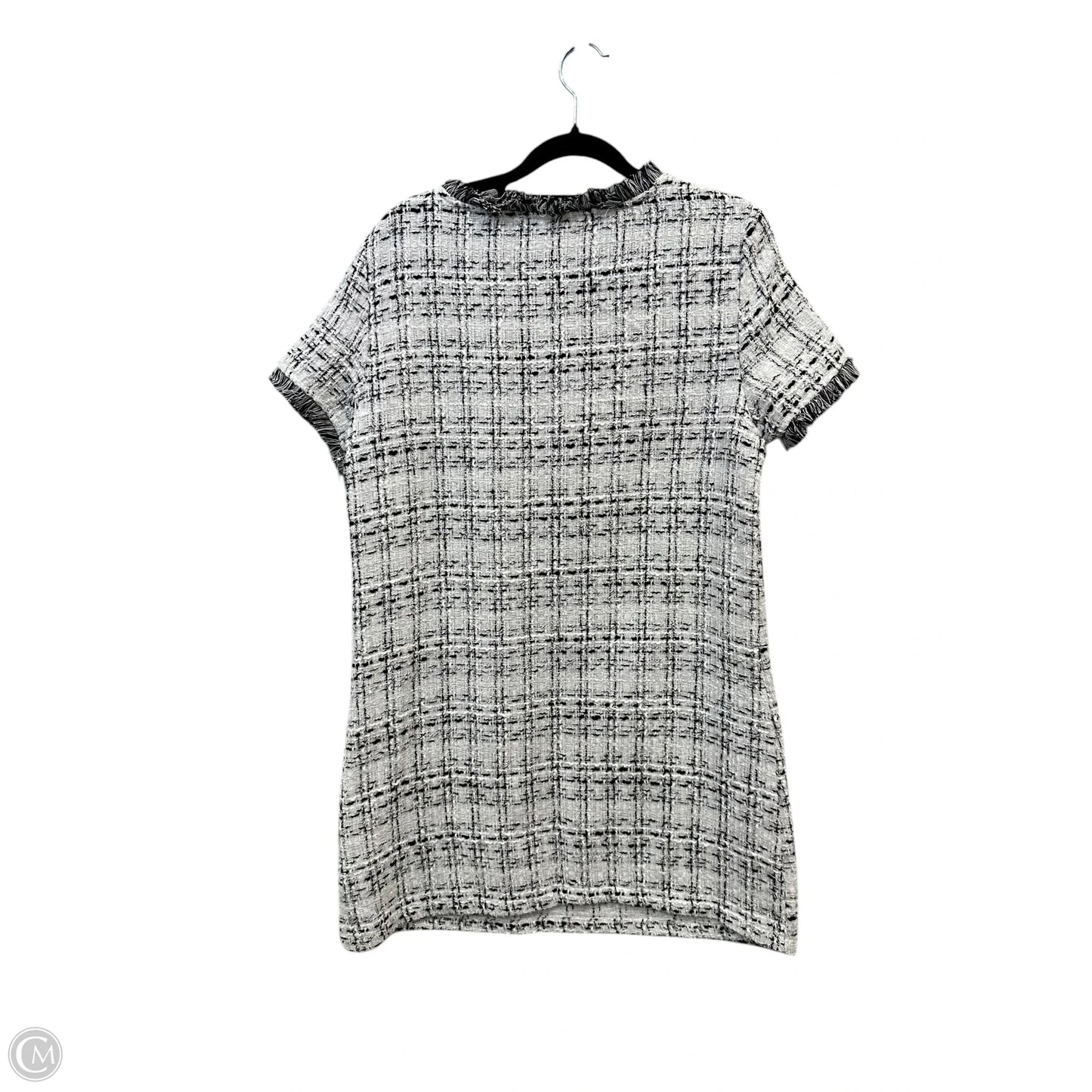 Dress Casual Short By Clothes Mentor In Black & White, Size: S