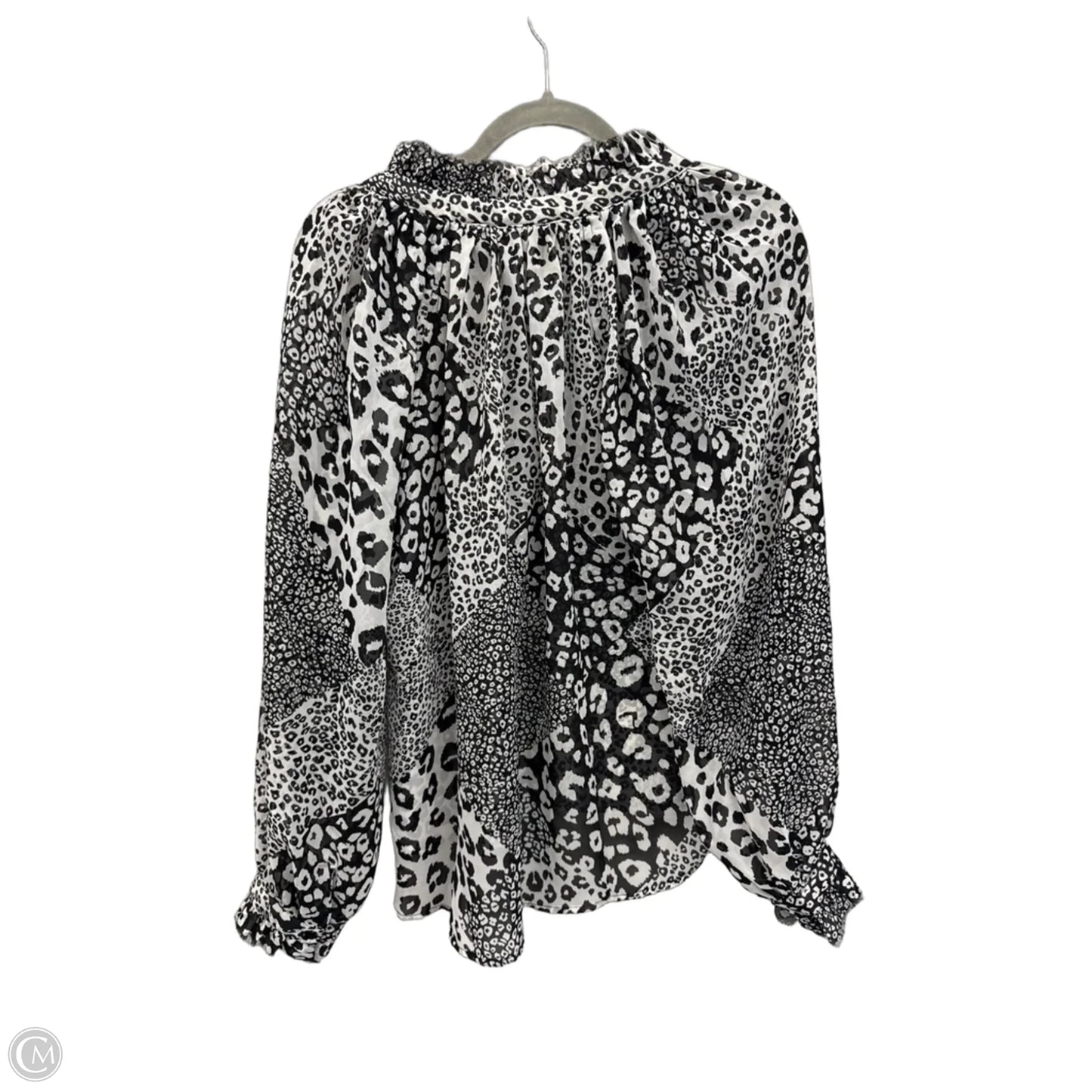 Top Long Sleeve By Clothes Mentor In Animal Print, Size: M