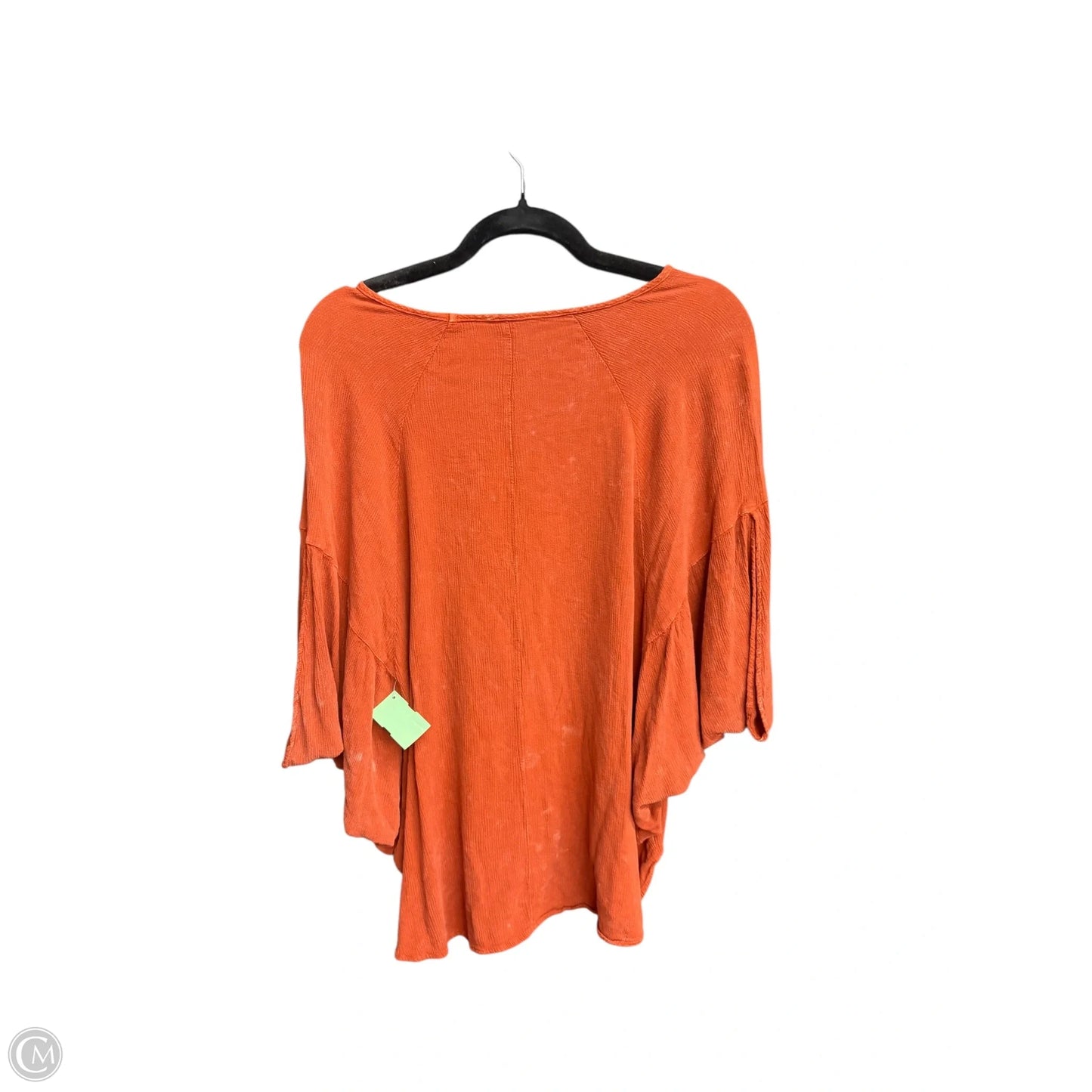 Top Short Sleeve By Easel In Orange, Size: S