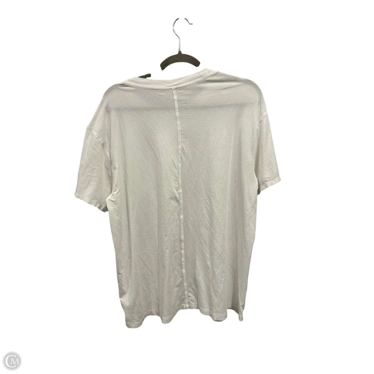 Athletic Top Short Sleeve By Lululemon In Black, Size: S
