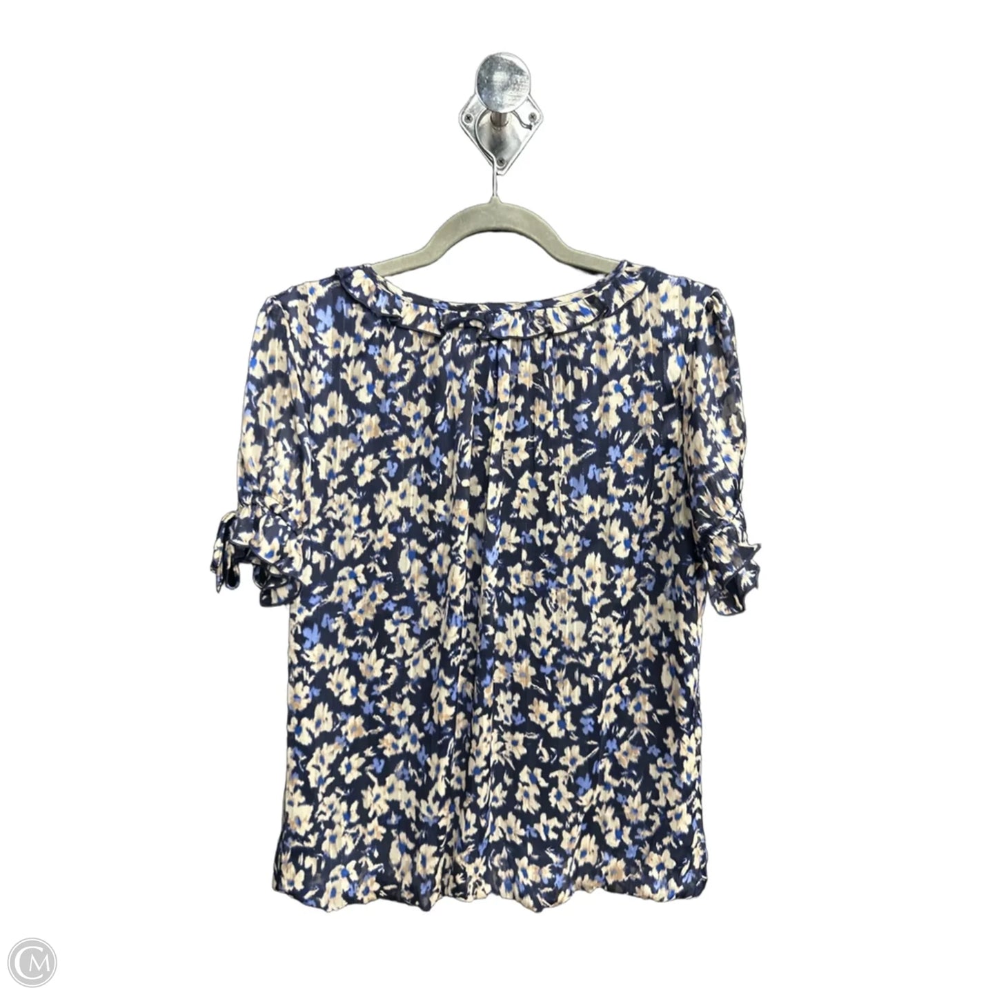 Top Short Sleeve By Tahari In Purple, Size: M