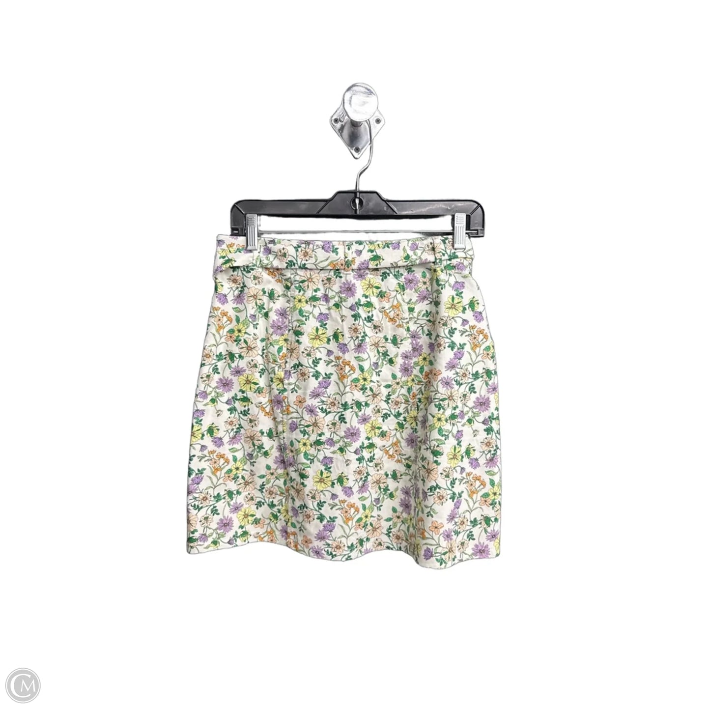 Skirt Mini & Short By Loft In Floral Print, Size: 4