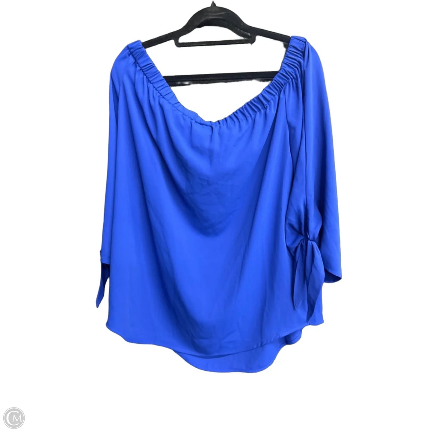 Top Long Sleeve By Chicos In Blue, Size: L