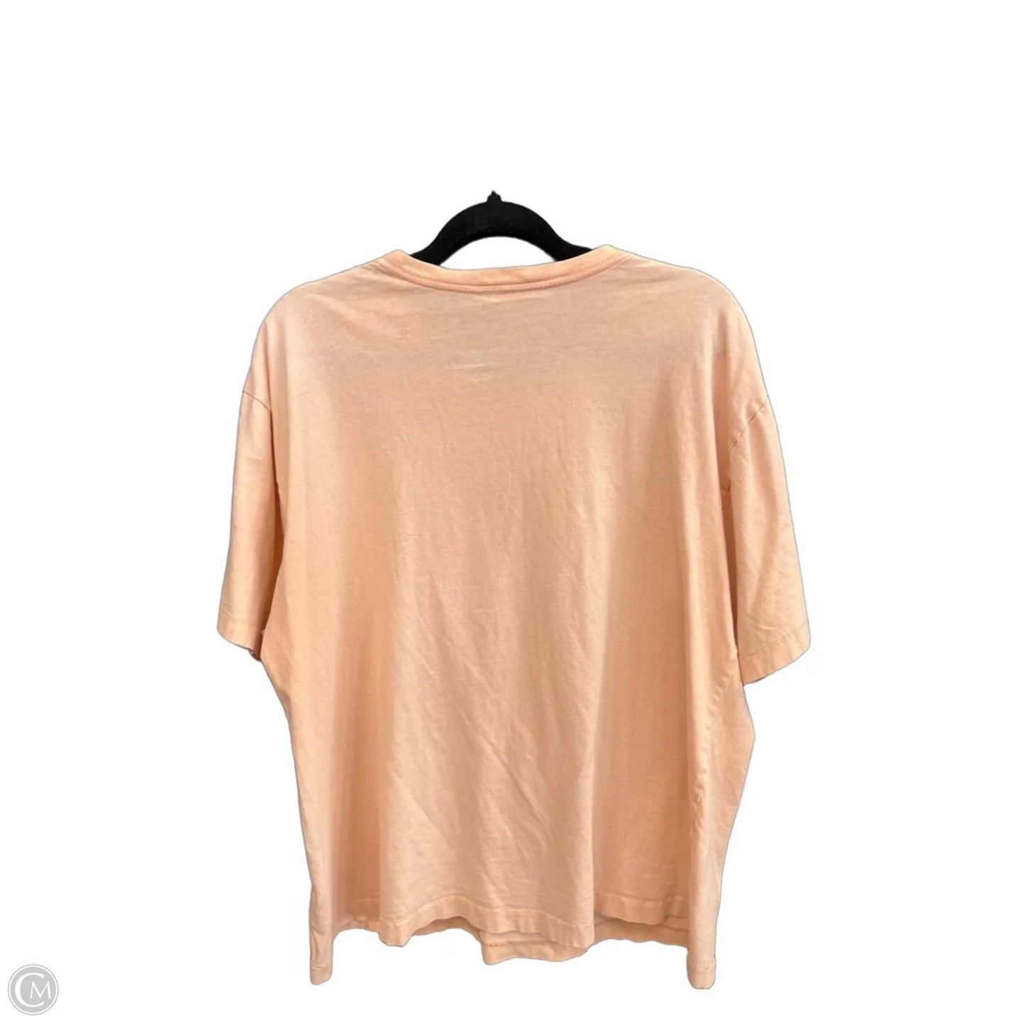 Top Short Sleeve By No Boundaries In Orange & Pink, Size: M
