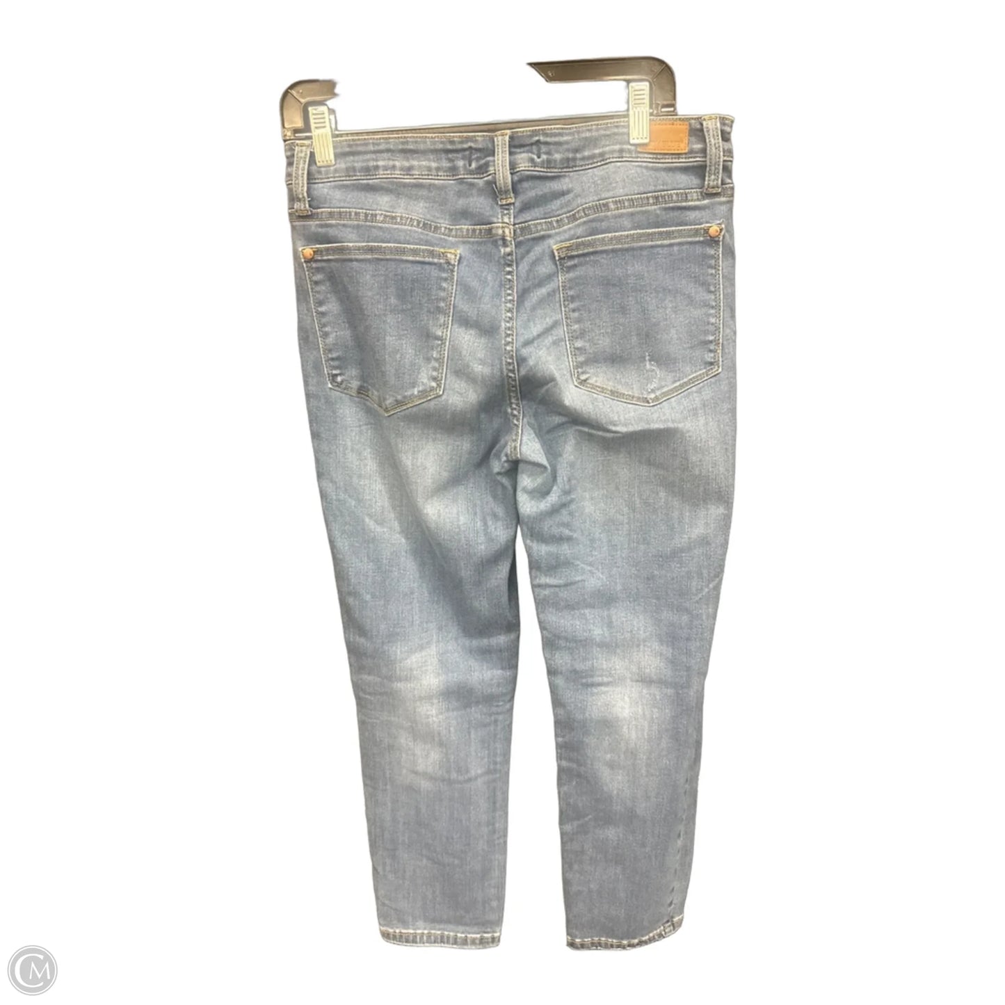 Jeans Cropped By Judy Blue In Blue Denim, Size: 8