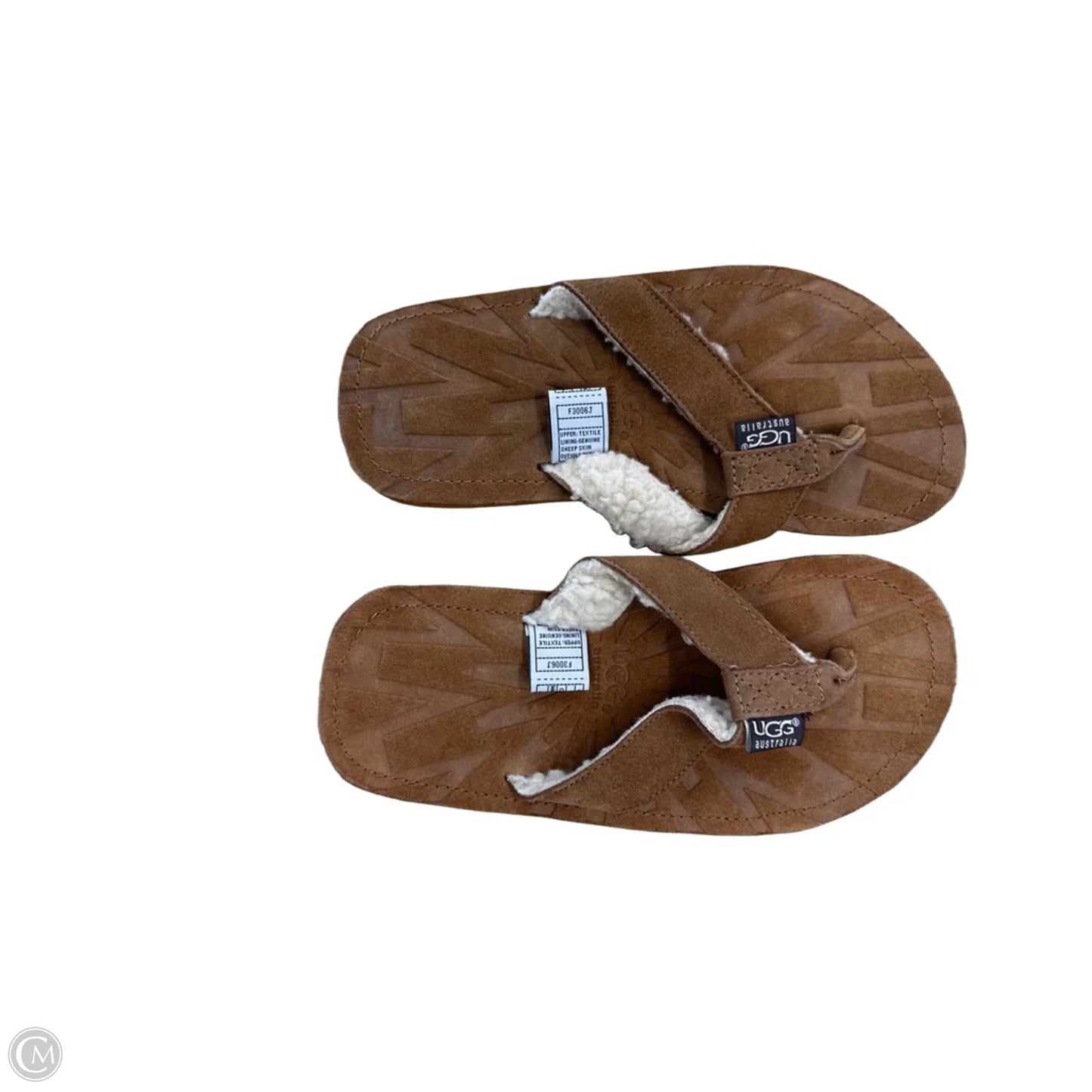 Sandals Designer By Ugg In Brown, Size: 6
