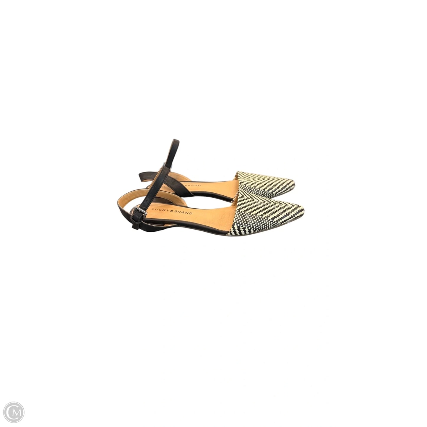 Shoes Flats By Lucky Brand In Black & White, Size: 7.5