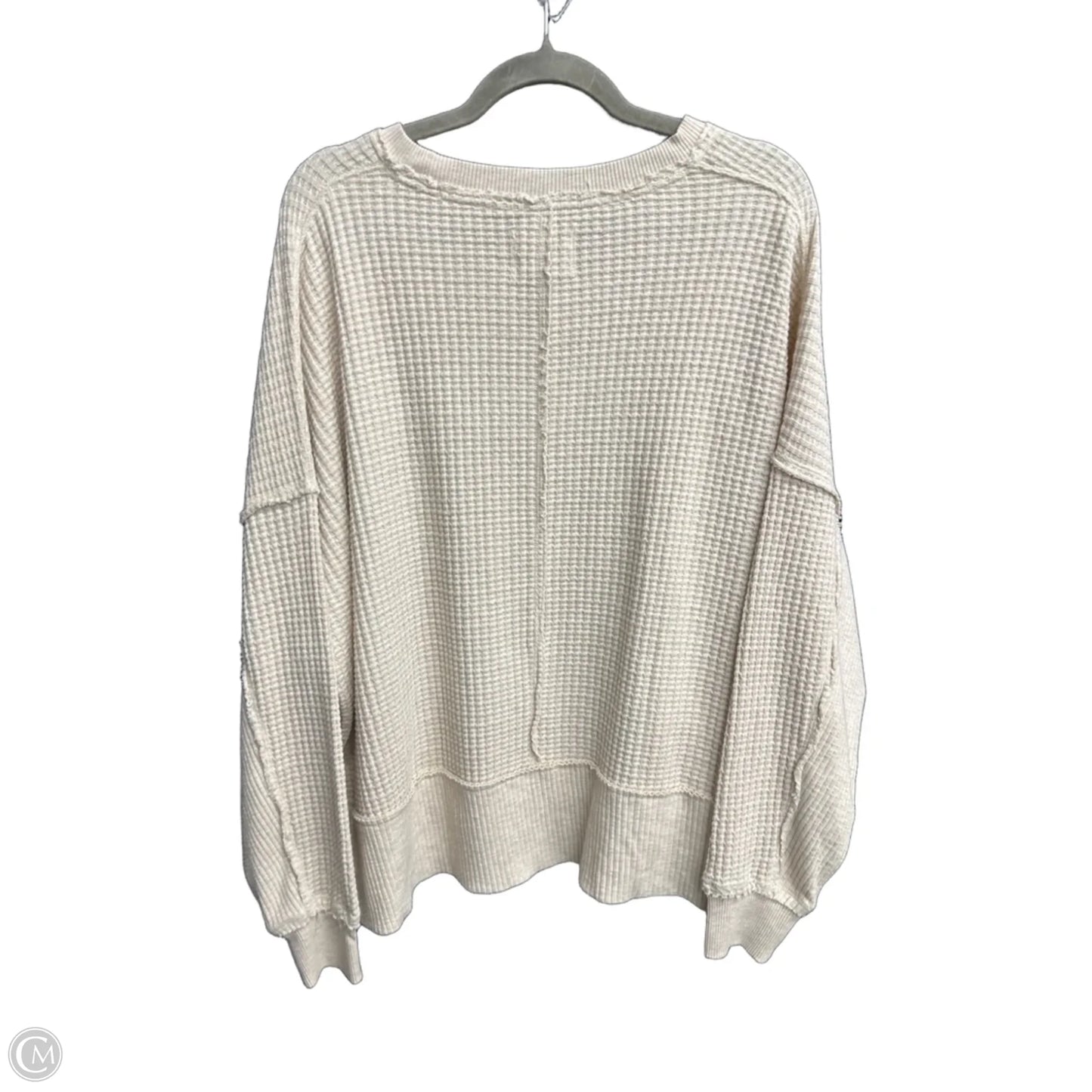Sweatshirt Crewneck By American Eagle In Tan, Size: Xs