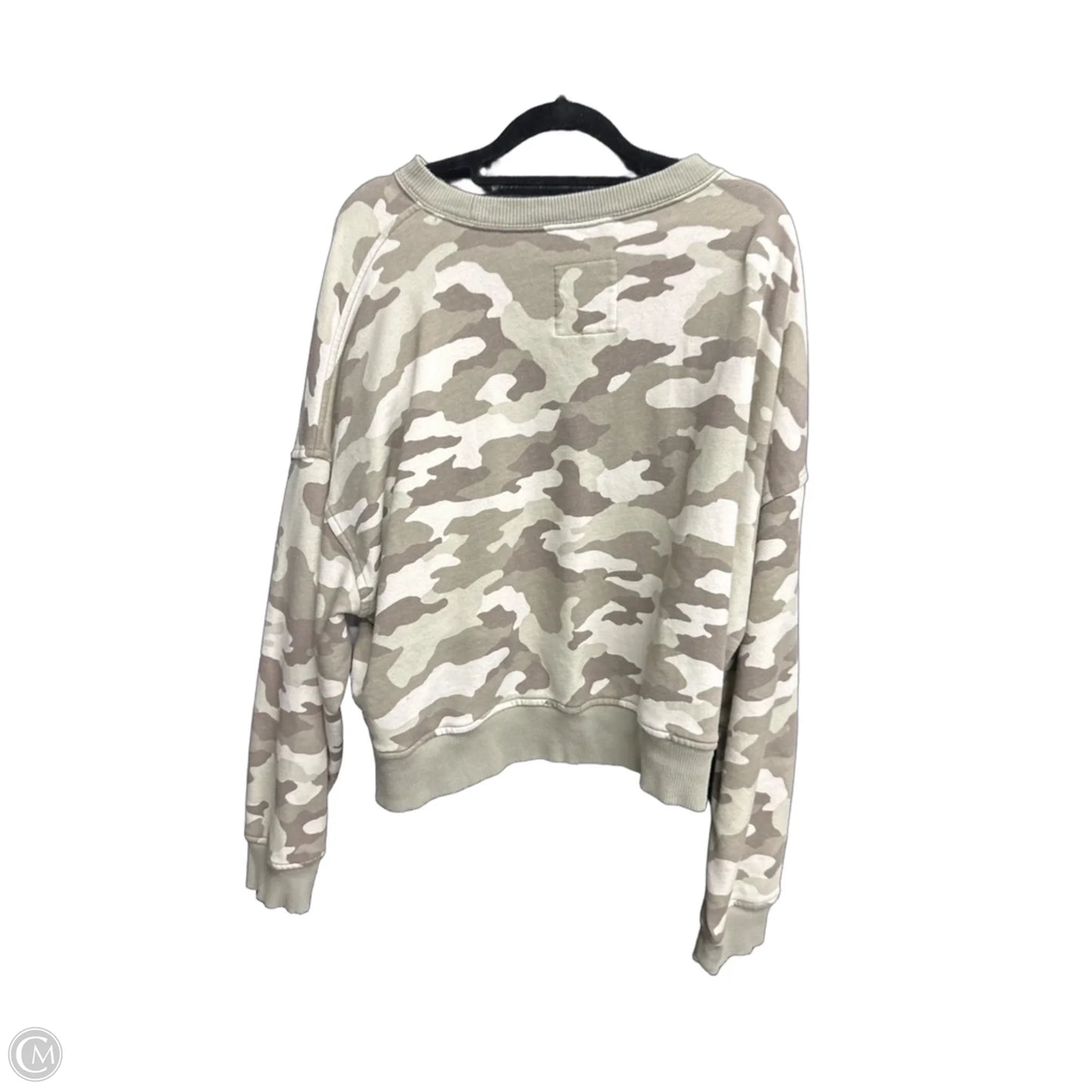Sweatshirt Crewneck By Aerie In Camouflage Print, Size: M