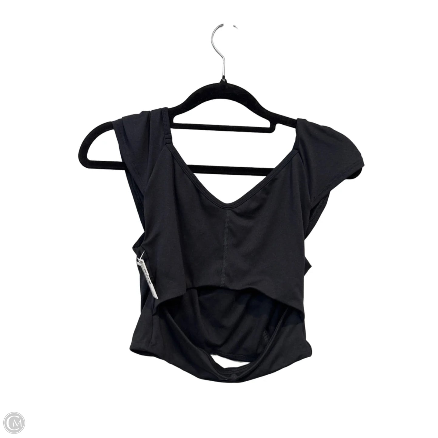 Athletic Top Short Sleeve By Free People In Black, Size: S