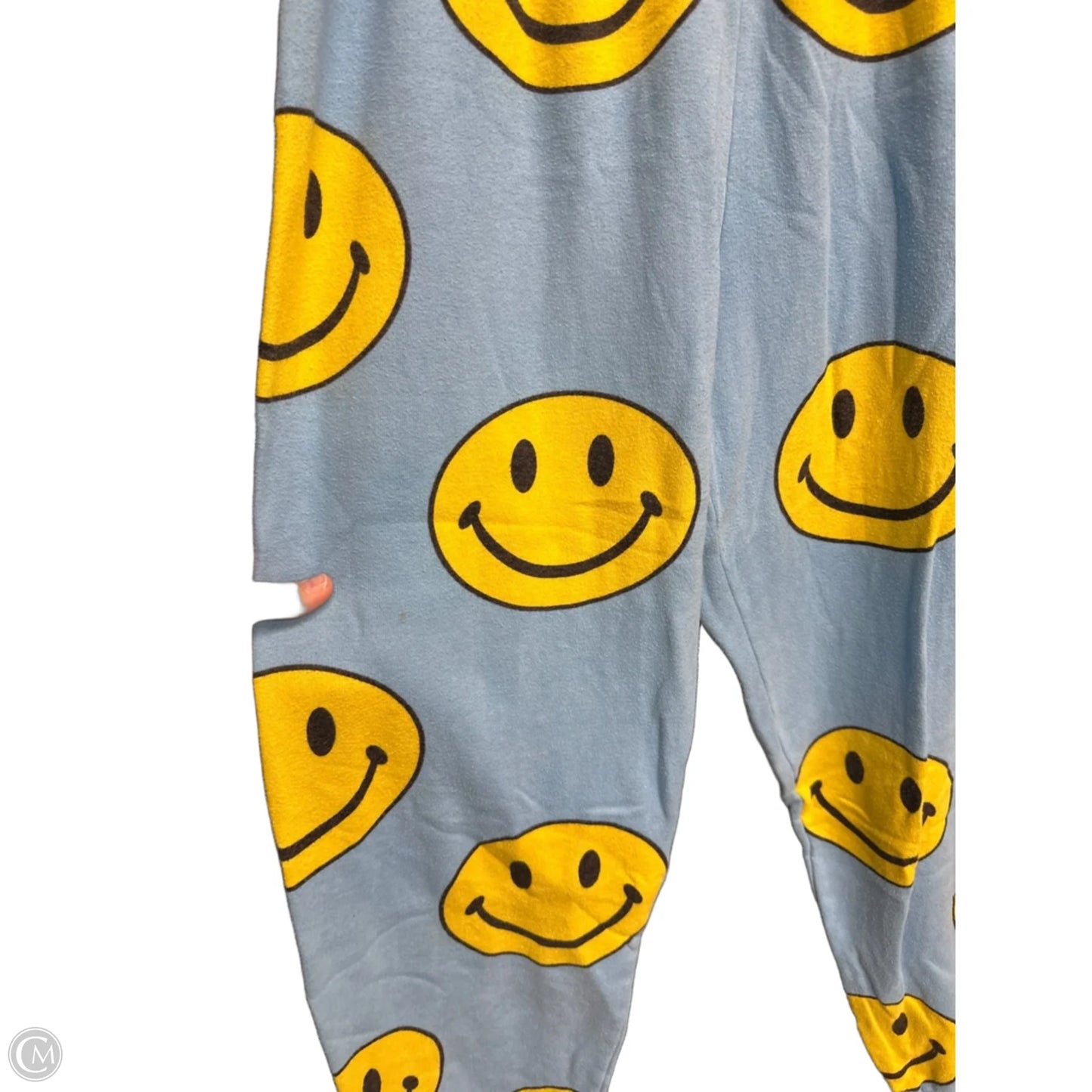 Pants Lounge By Clothes Mentor In Blue & Yellow, Size: M