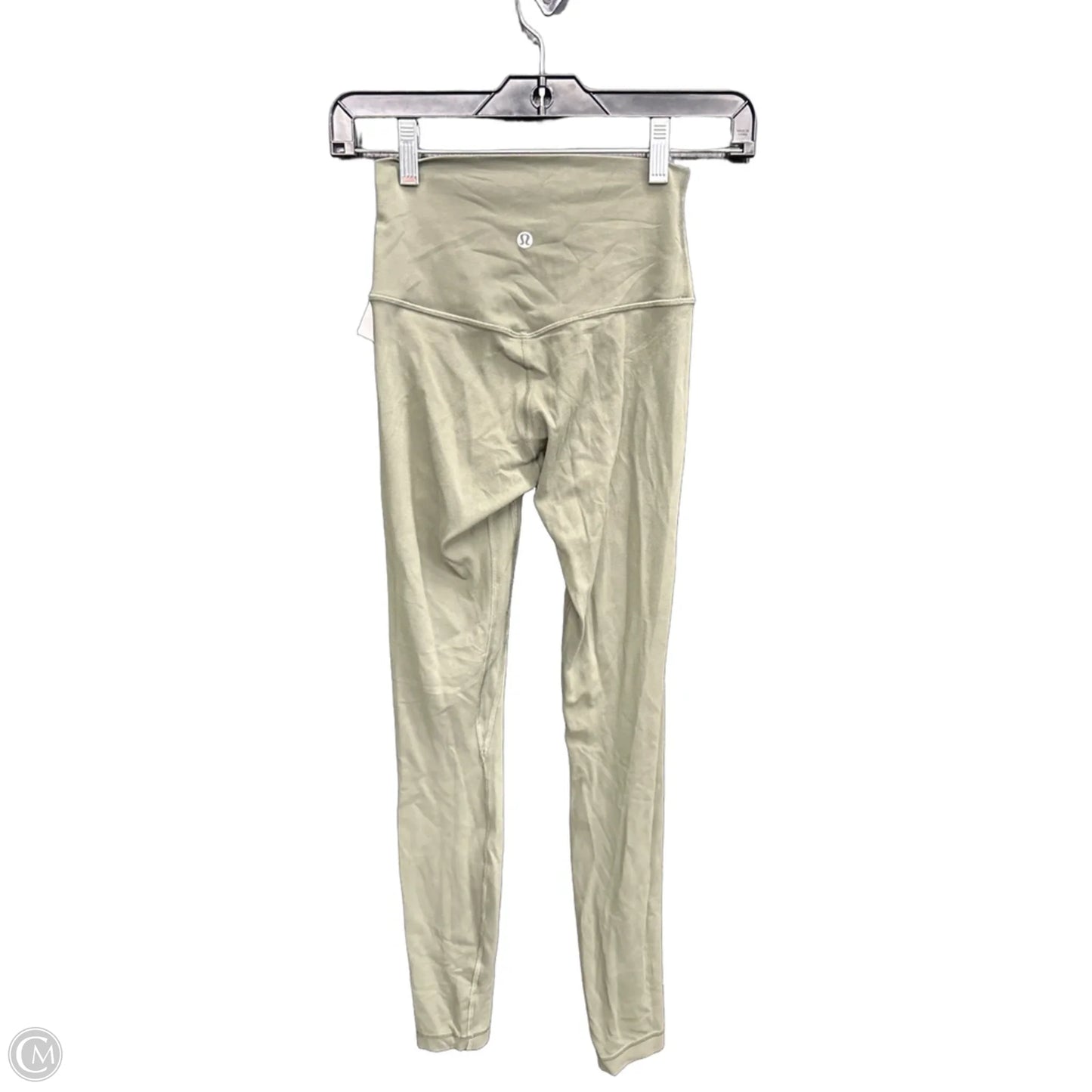 Athletic Leggings By Lululemon In Green, Size: 2
