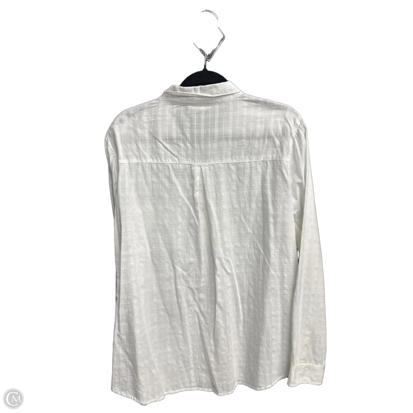Top Long Sleeve By Lucky Brand In White, Size: Xl