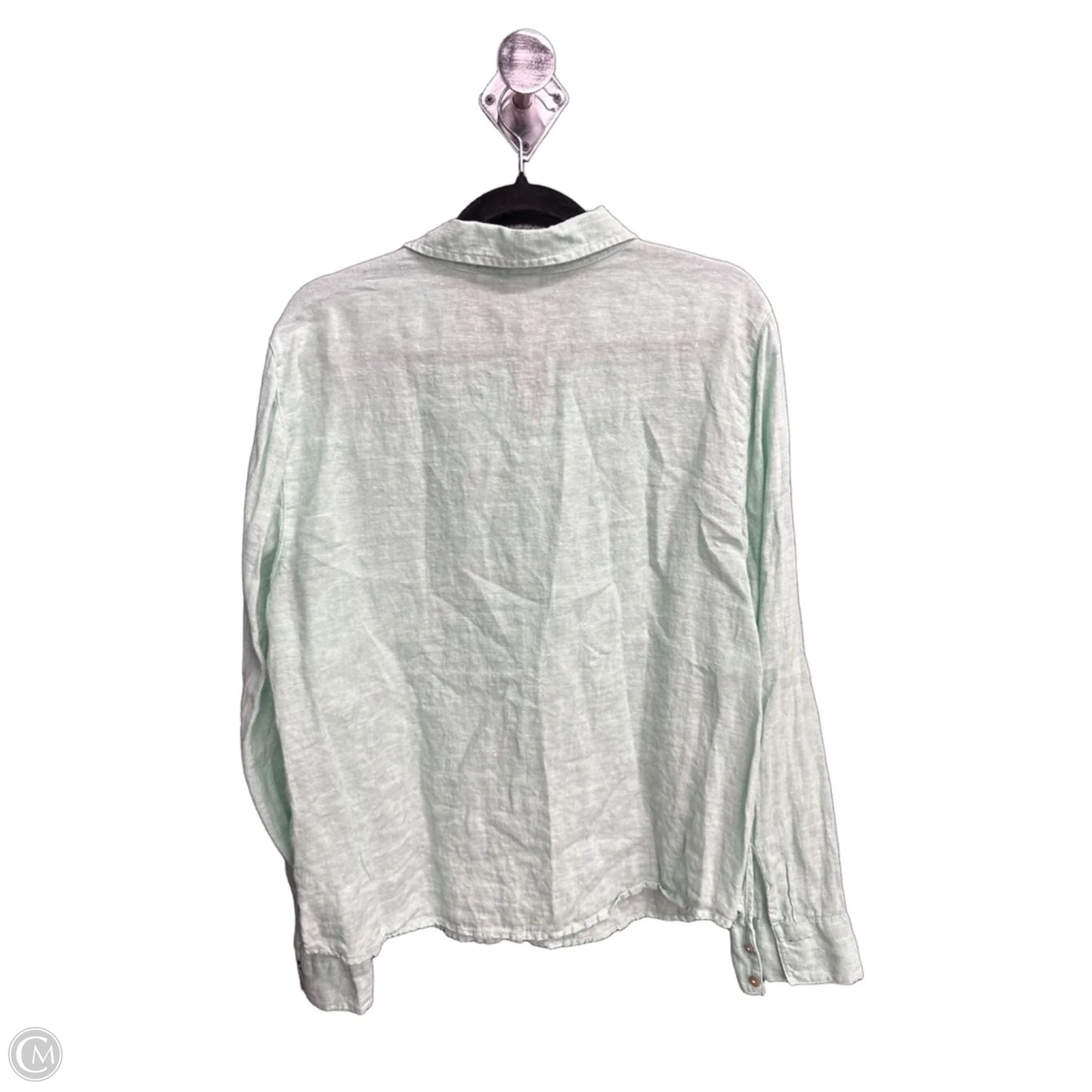 Top Long Sleeve By Joie In Green, Size: Xl