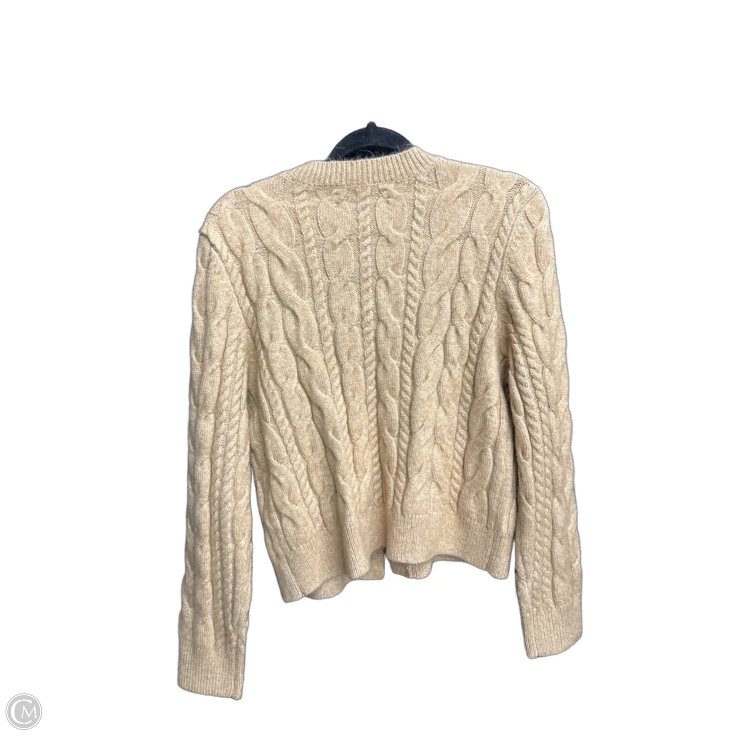 Sweater Cardigan By Loft In Brown, Size: L