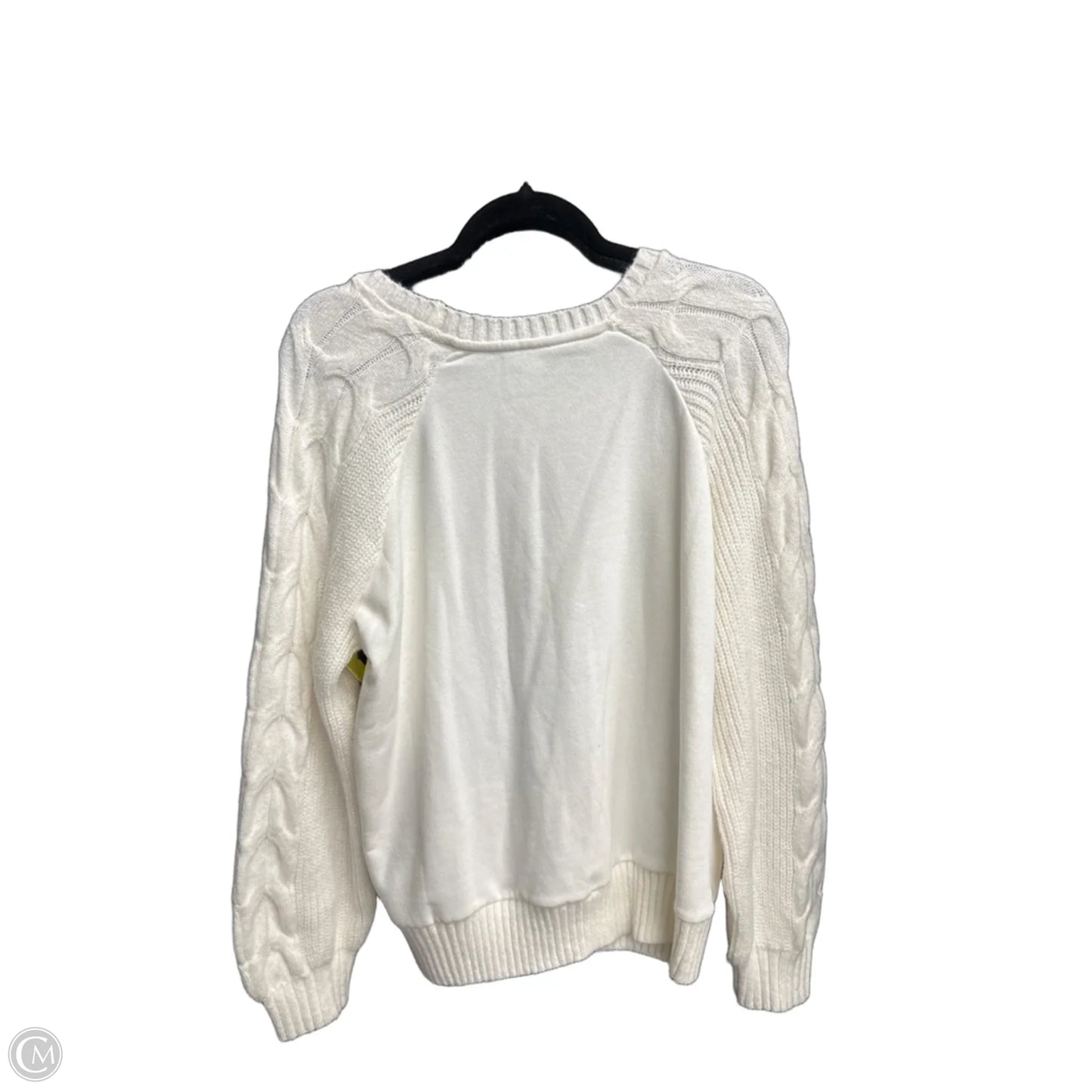 Sweater By Time And Tru In Cream, Size: L