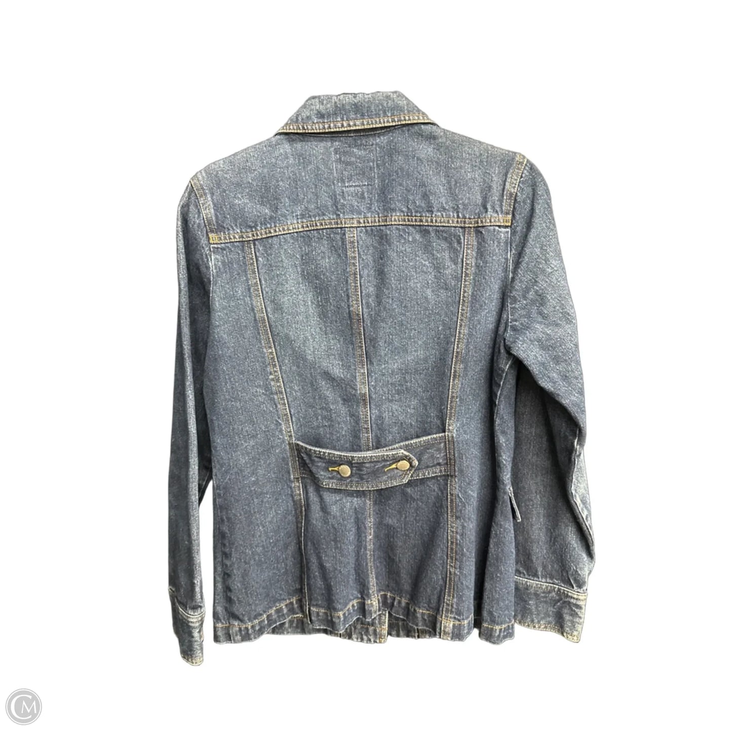 Jacket Denim By Isaac Mizrahi In Blue Denim, Size: M