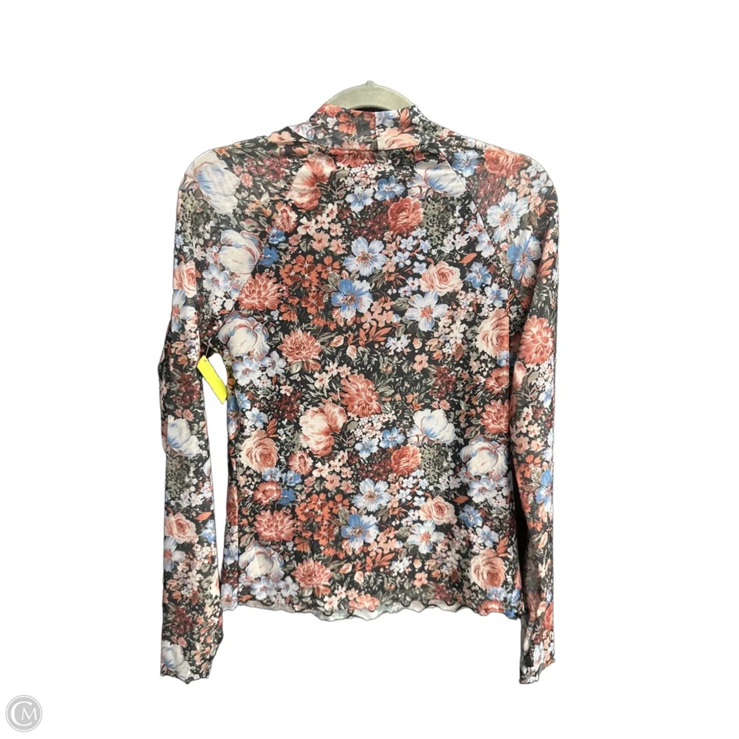 Top Long Sleeve By Clothes Mentor In Floral Print, Size: M