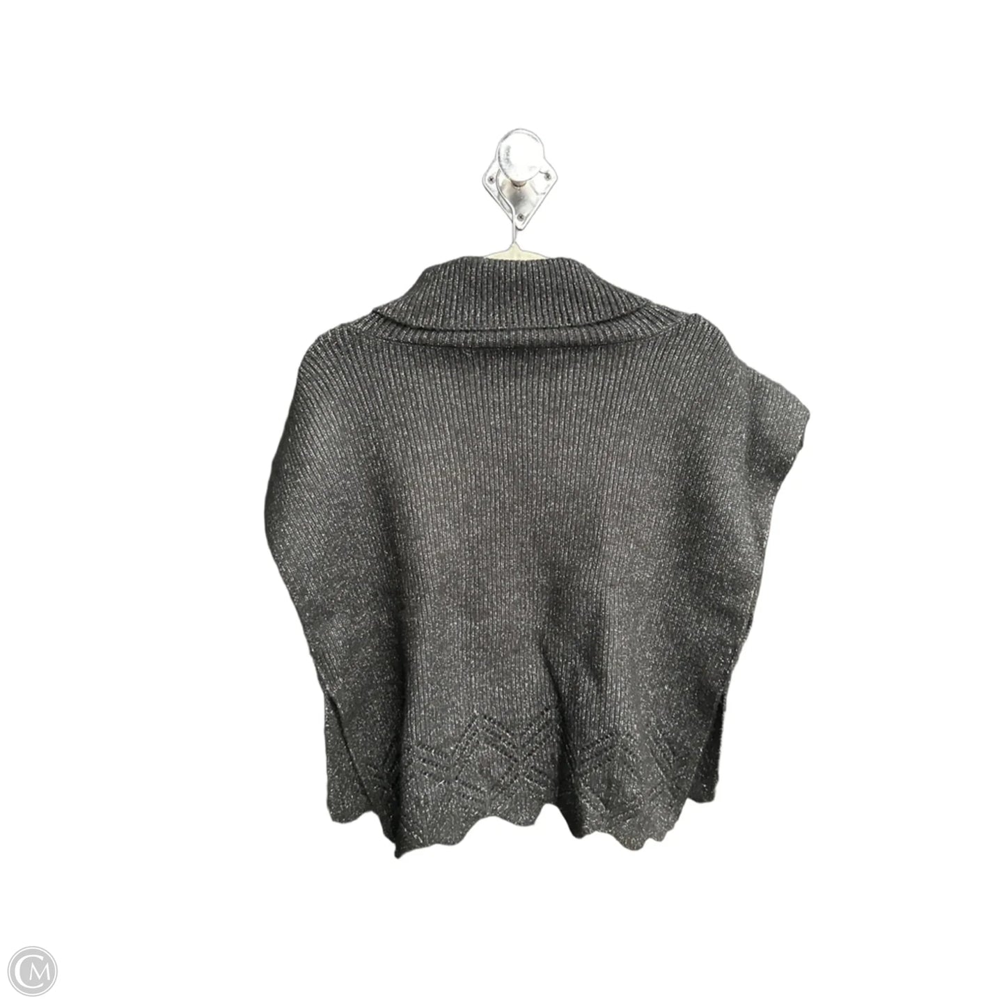 Vest Sweater By Clothes Mentor In Black, Size: Osfm
